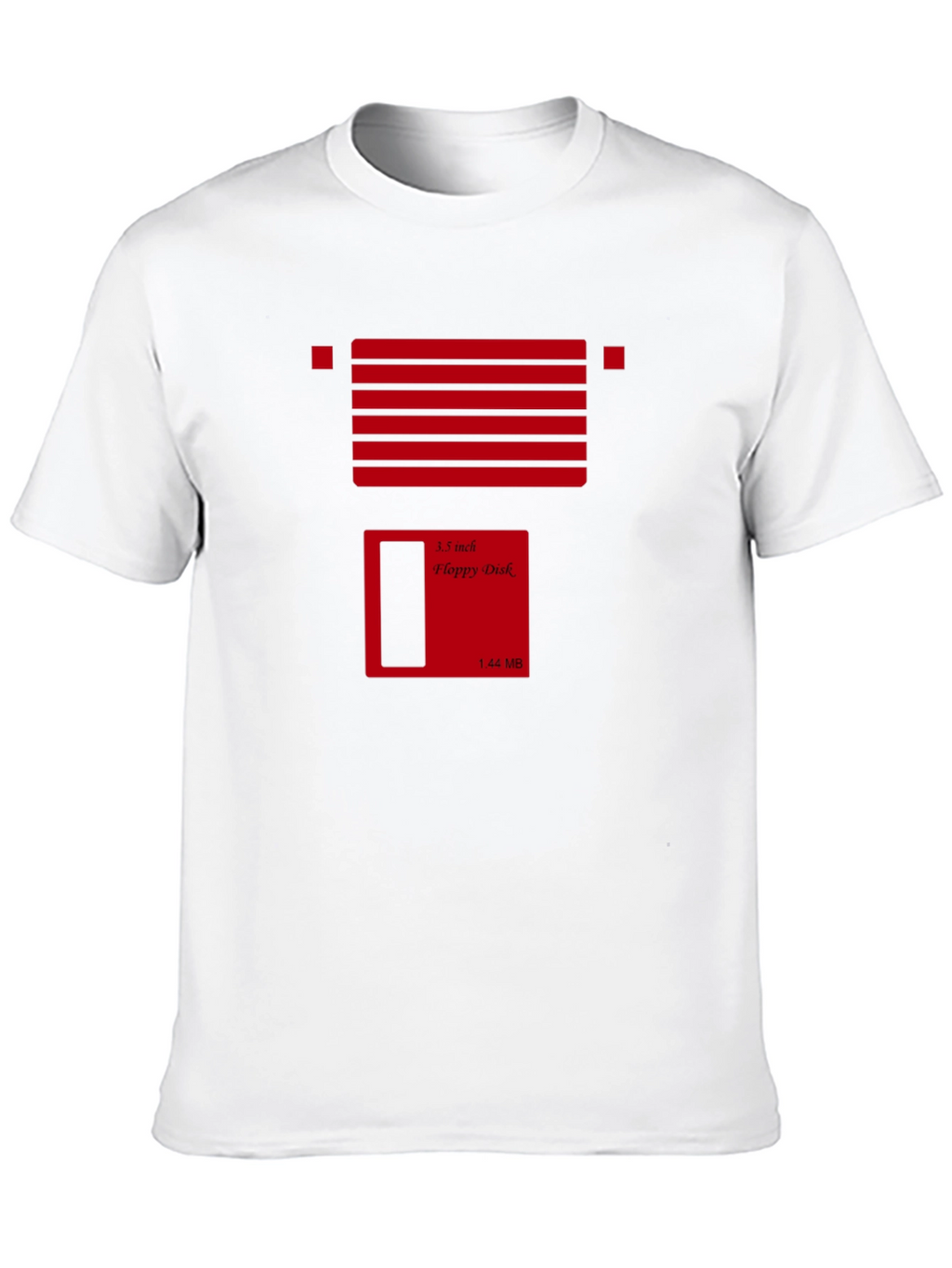 Retro Floppy Disk Graphic T-Shirt - Geeky Tee