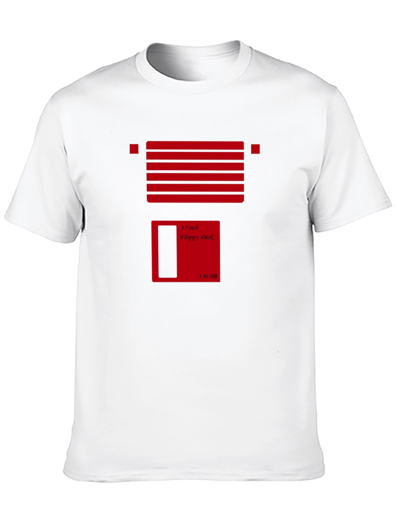 Retro Floppy Disk Graphic T-Shirt - Geeky Tee