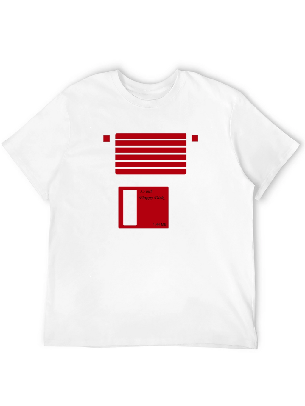 Retro Floppy Disk Graphic T-Shirt - Geeky Tee