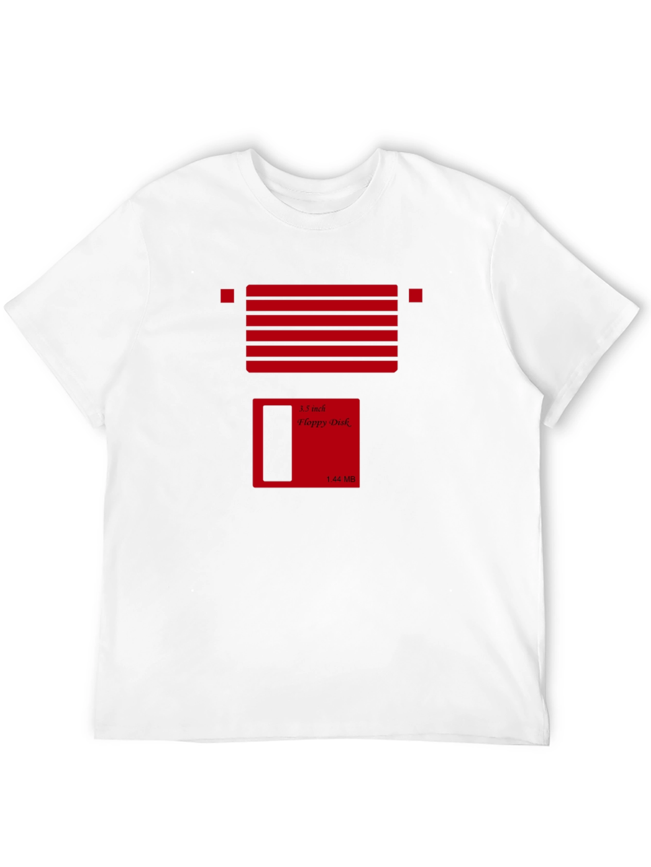 Retro Floppy Disk Graphic T-Shirt - Geeky Tee