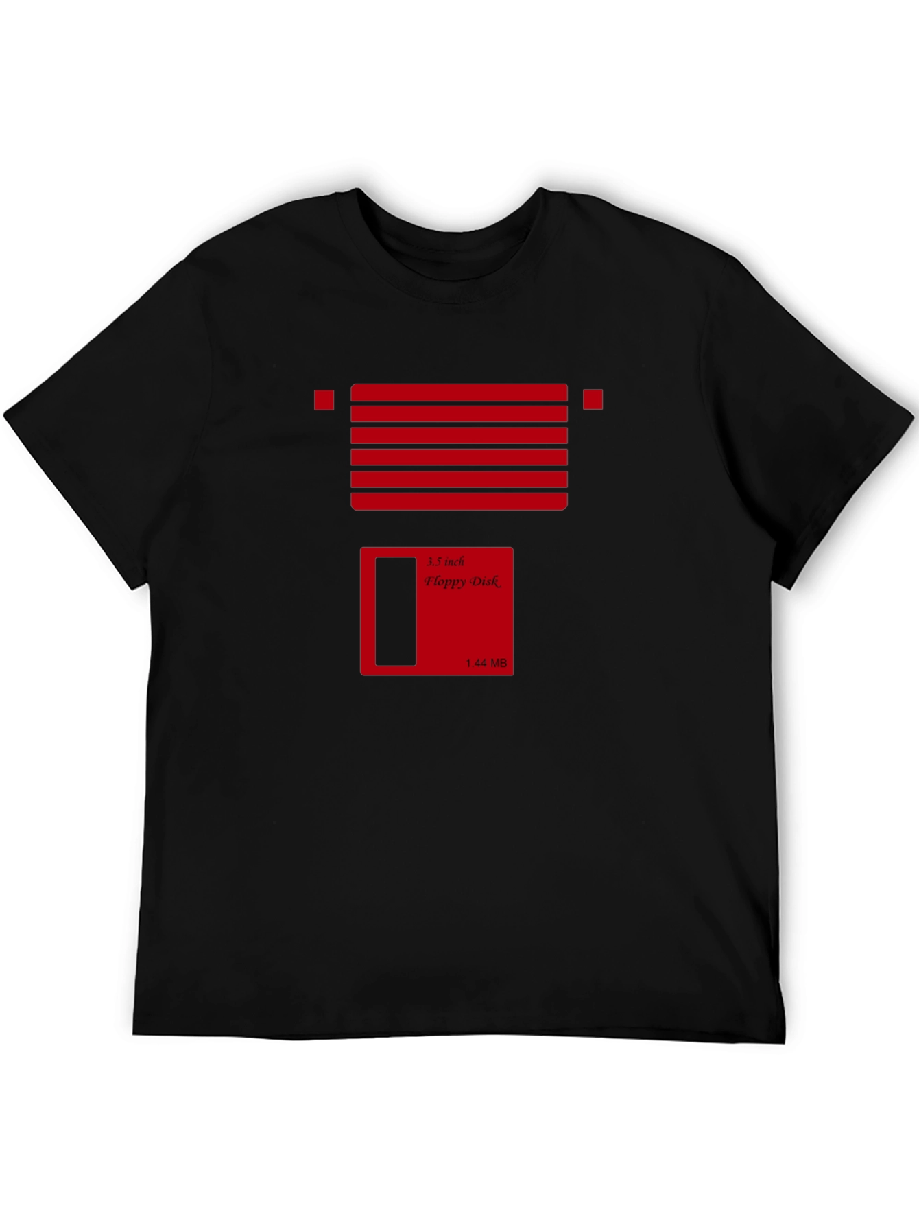 Retro Floppy Disk Graphic T-Shirt - Geeky Tee