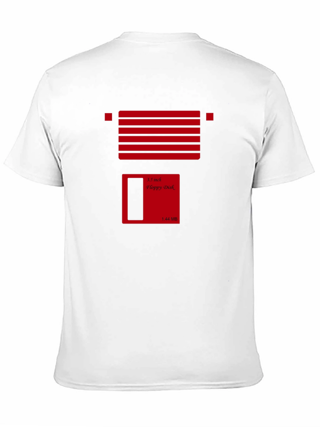 Retro Floppy Disk Graphic T-Shirt - Geeky Tee