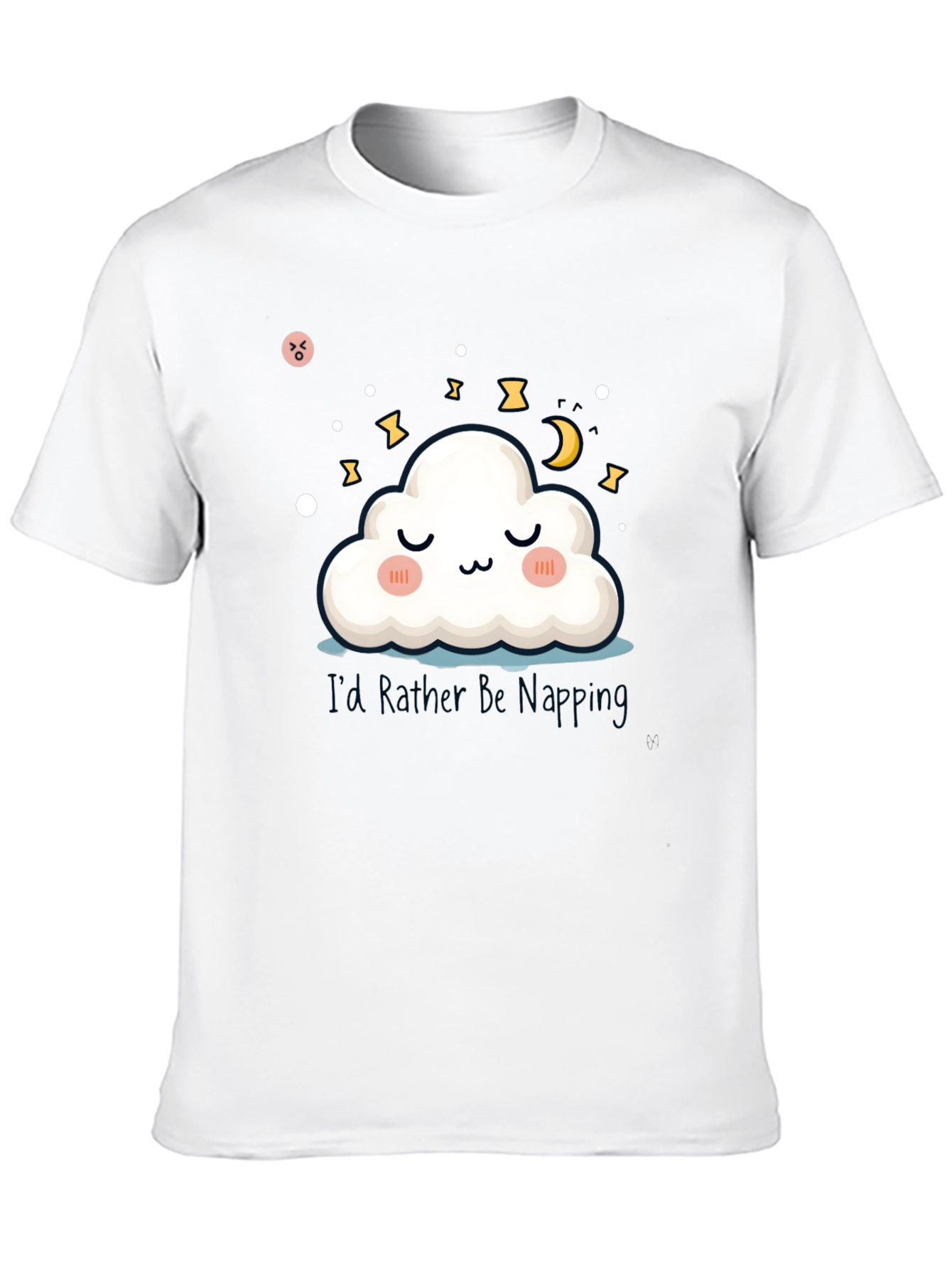Cute Cloud Napping T-Shirt - Dreamy & Comfy