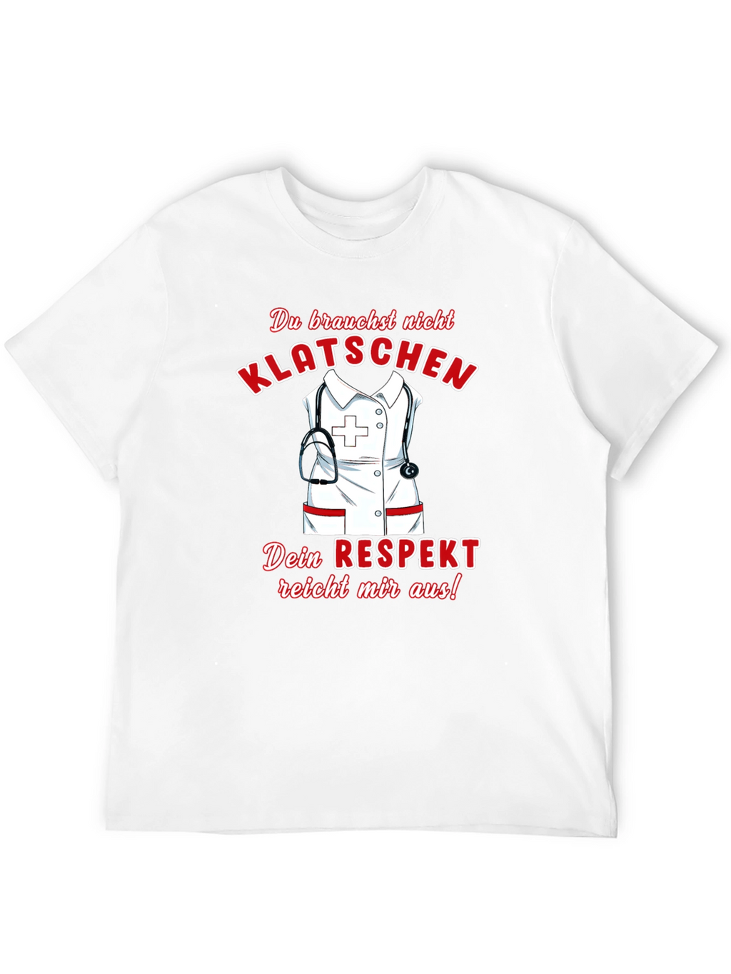 Respect Nurse T-Shirt - Black Cotton Tee