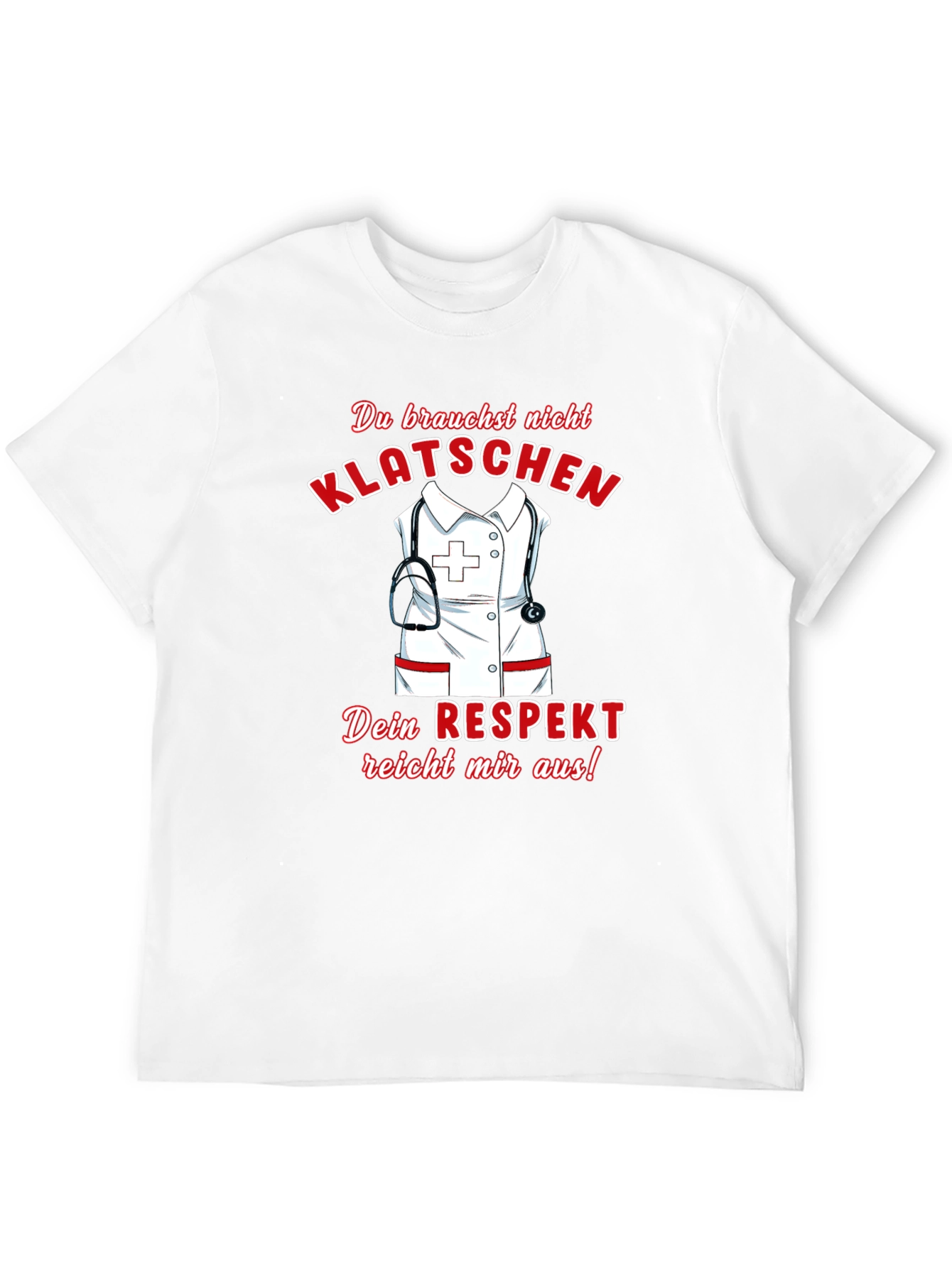 Respect Nurse T-Shirt - Black Cotton Tee
