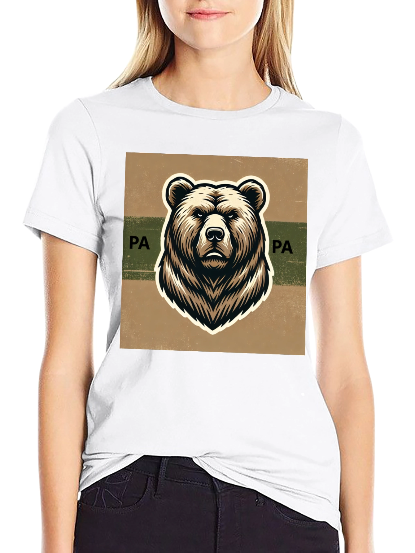 Pennsylvania Bear Graphic Tee - Classic Style