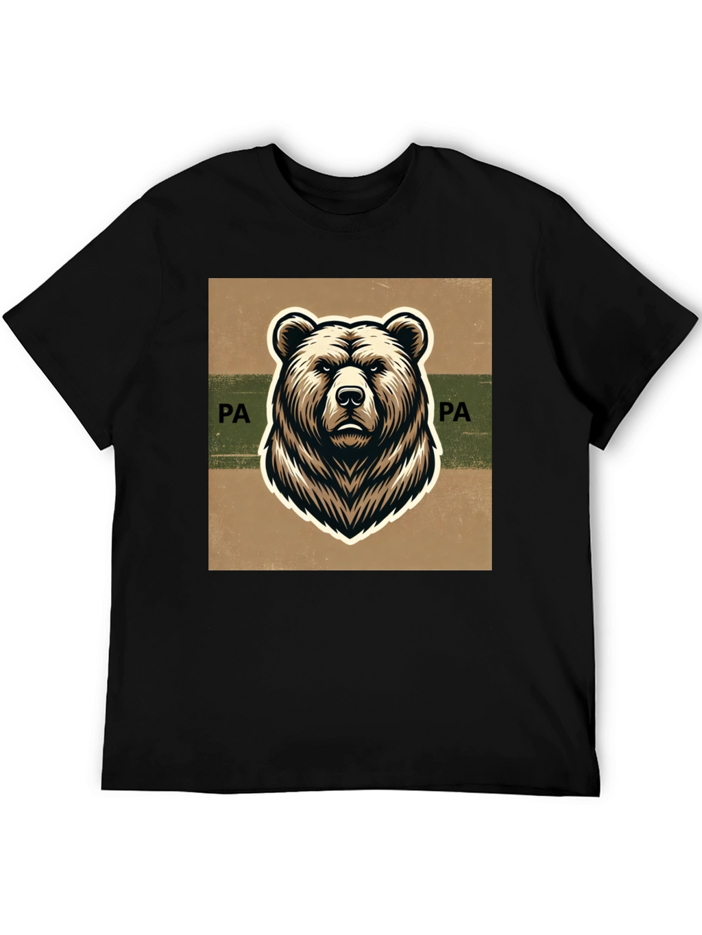 Pennsylvania Bear Graphic Tee - Classic Style