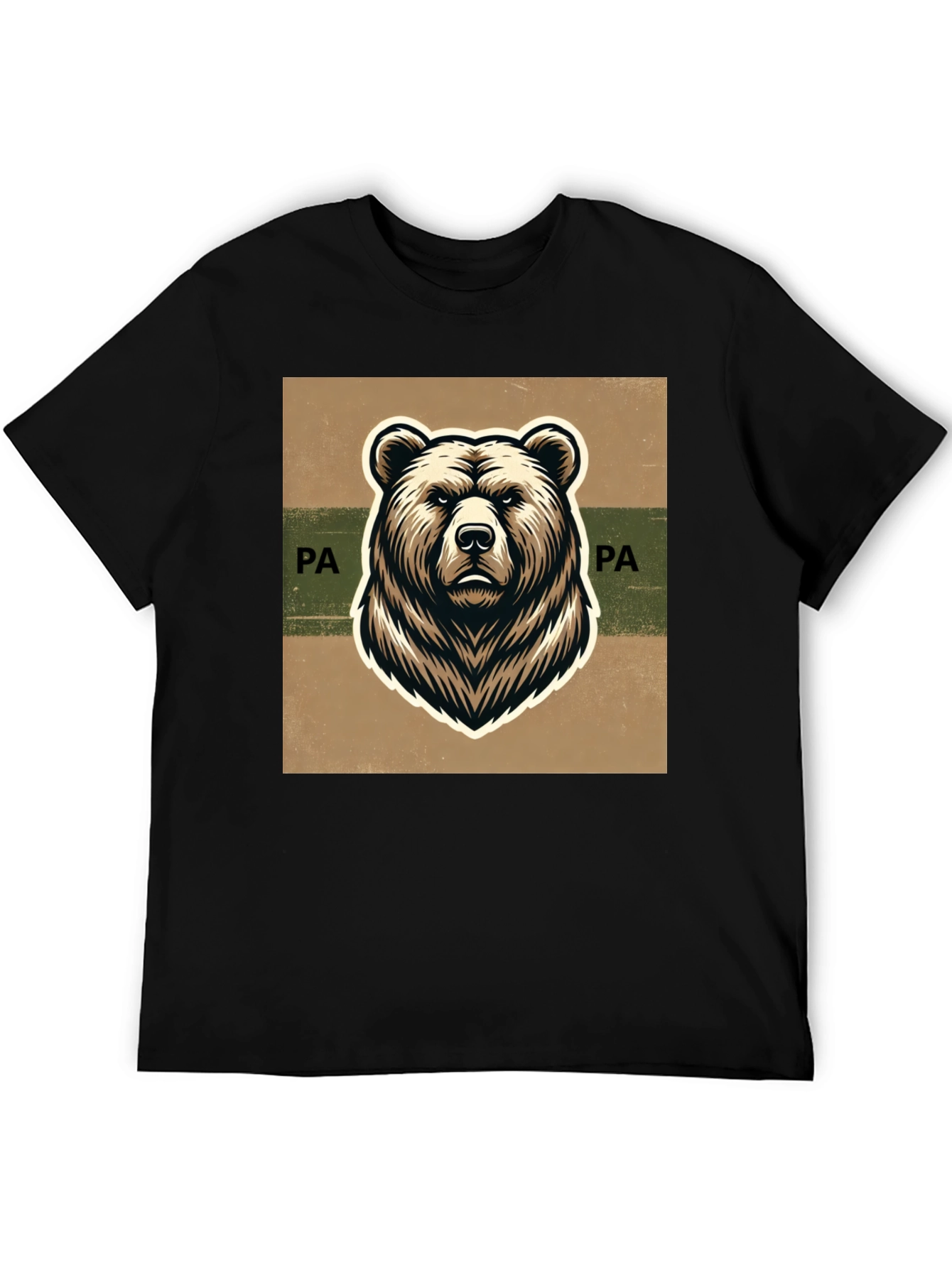 Pennsylvania Bear Graphic Tee - Classic Style