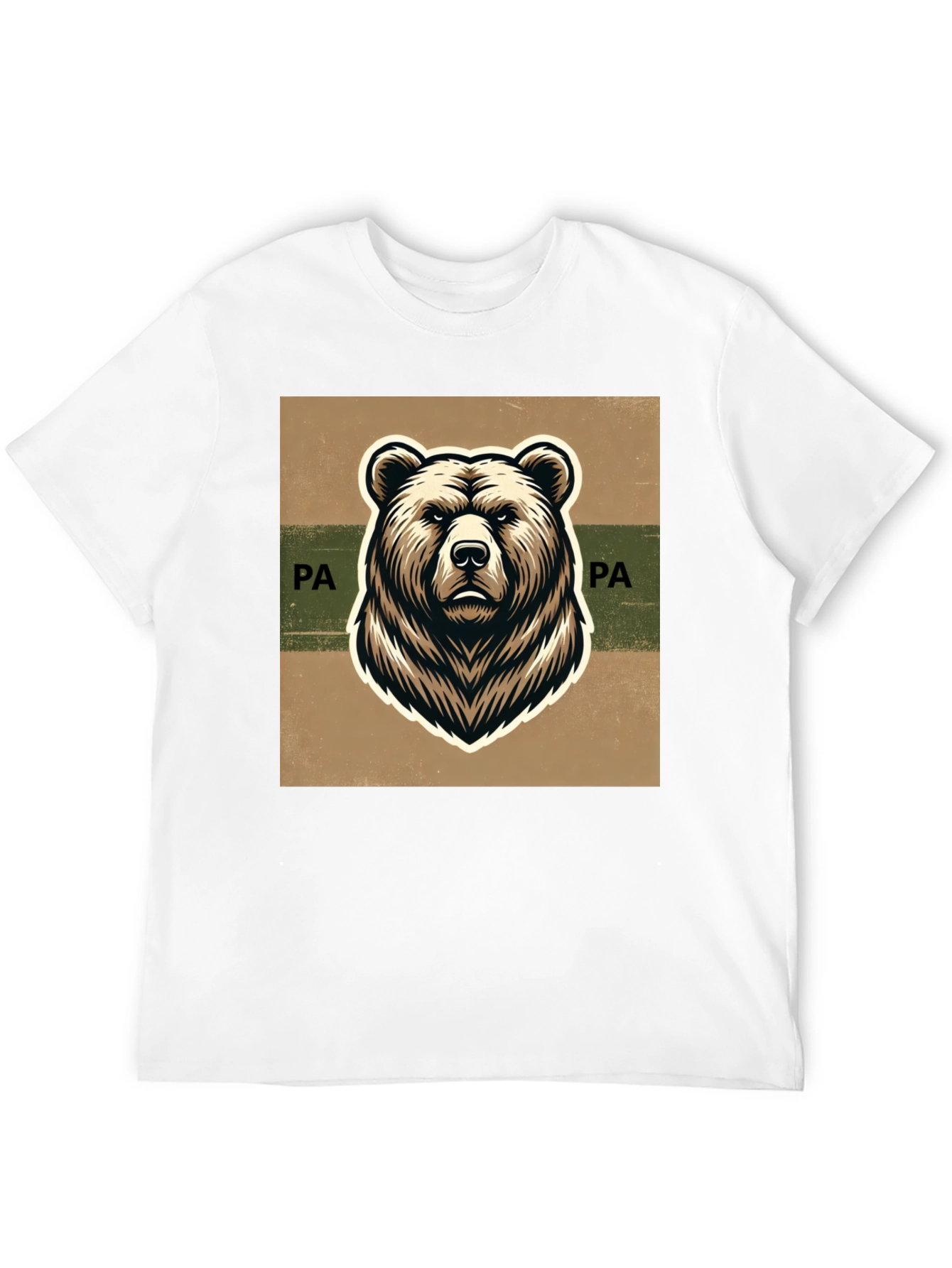 Pennsylvania Bear Graphic Tee - Classic Style