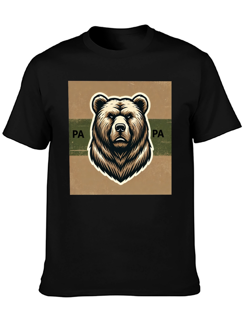 Pennsylvania Bear Graphic Tee - Classic Style