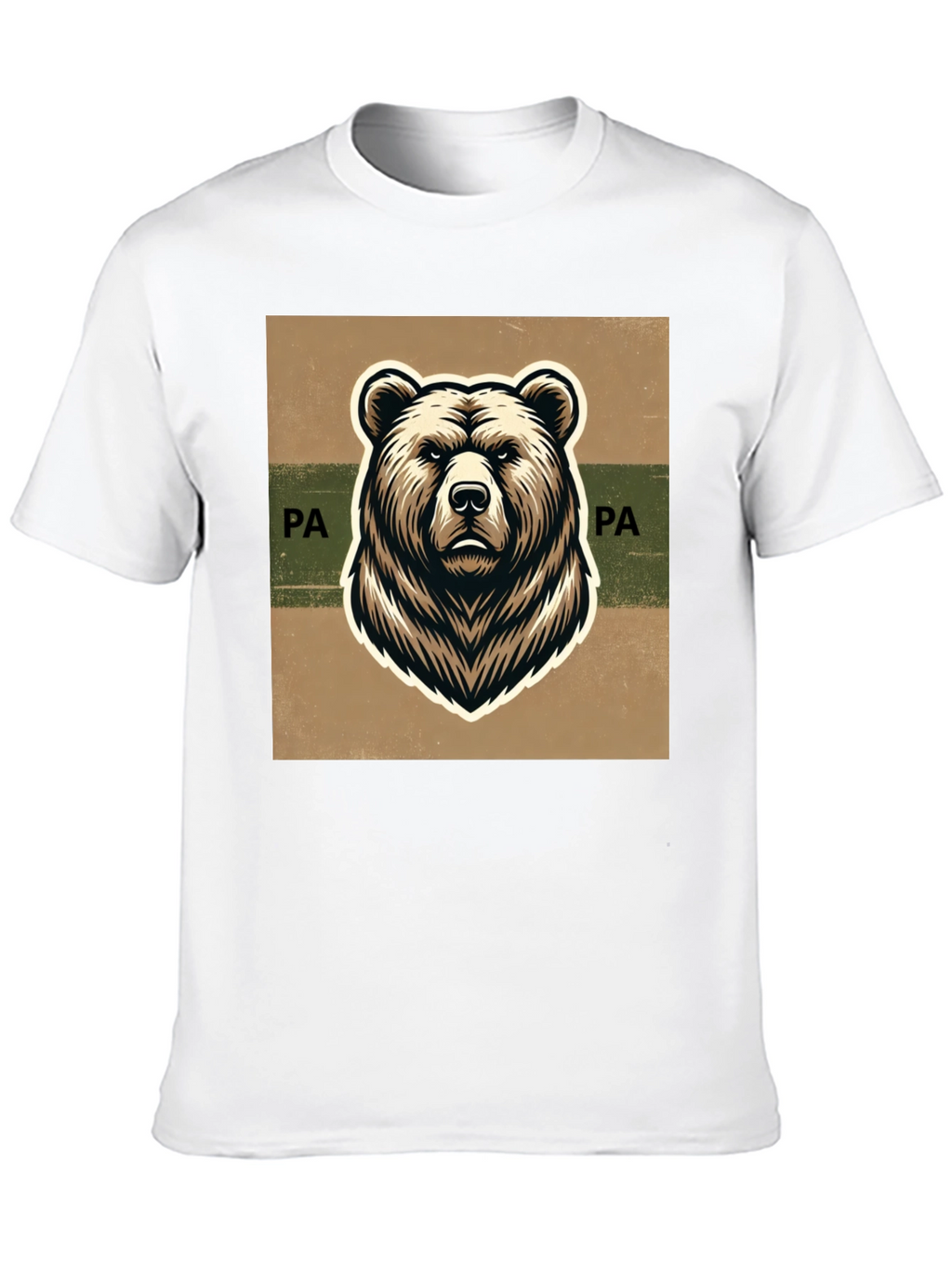 Pennsylvania Bear Graphic Tee - Classic Style