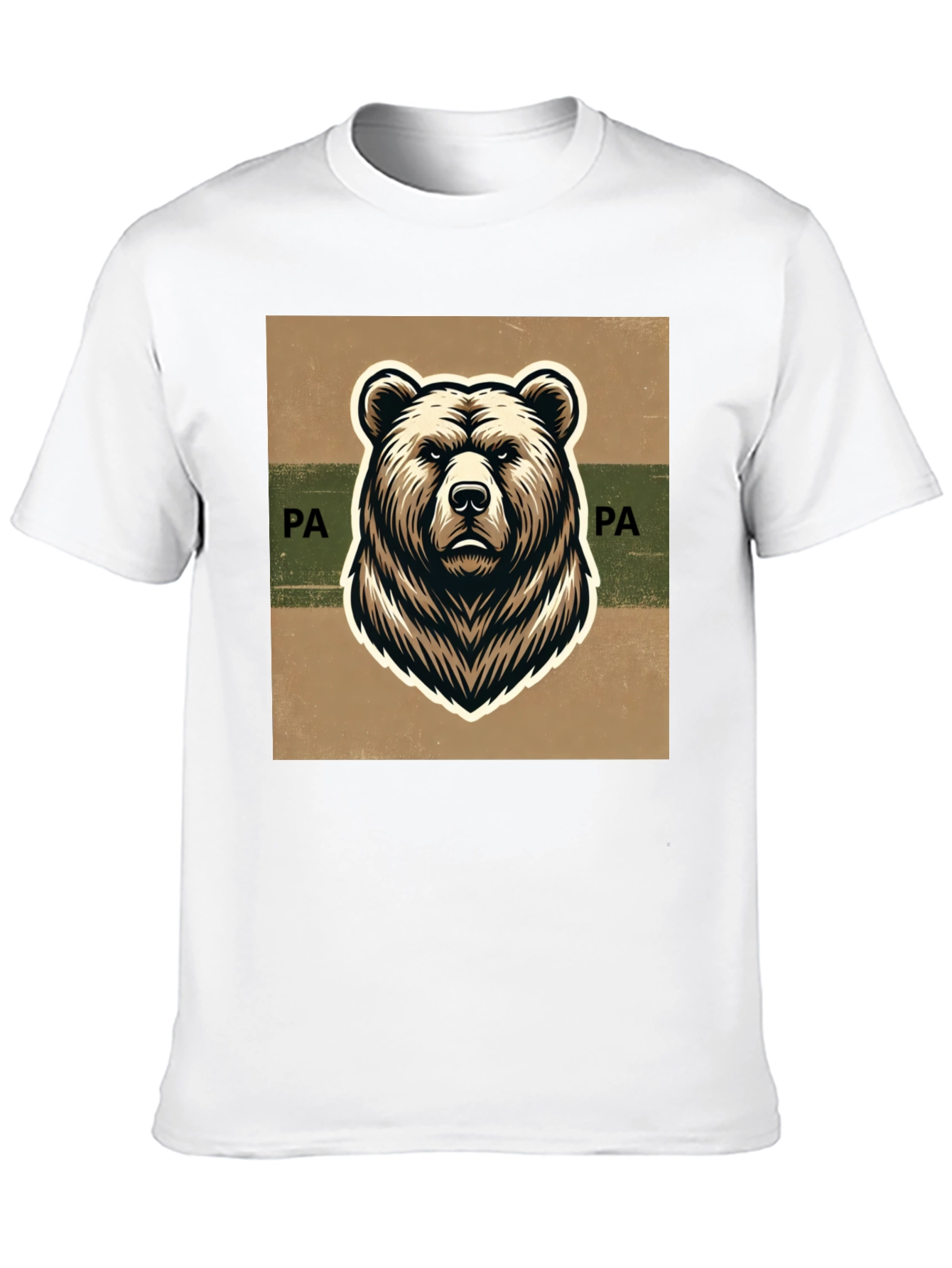Pennsylvania Bear Graphic Tee - Classic Style