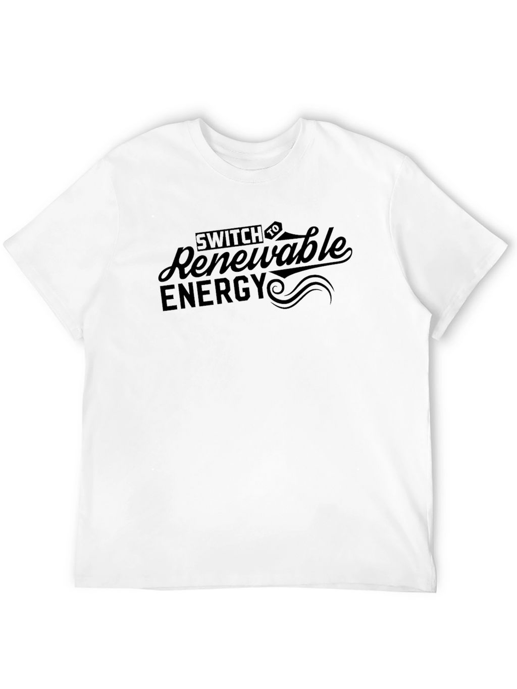 Renewable Energy Graphic Tee - Eco-Friendly Statement Shirt