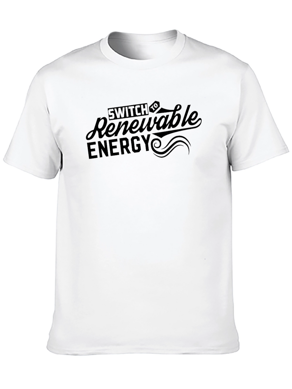 Renewable Energy Graphic Tee - Eco-Friendly Statement Shirt