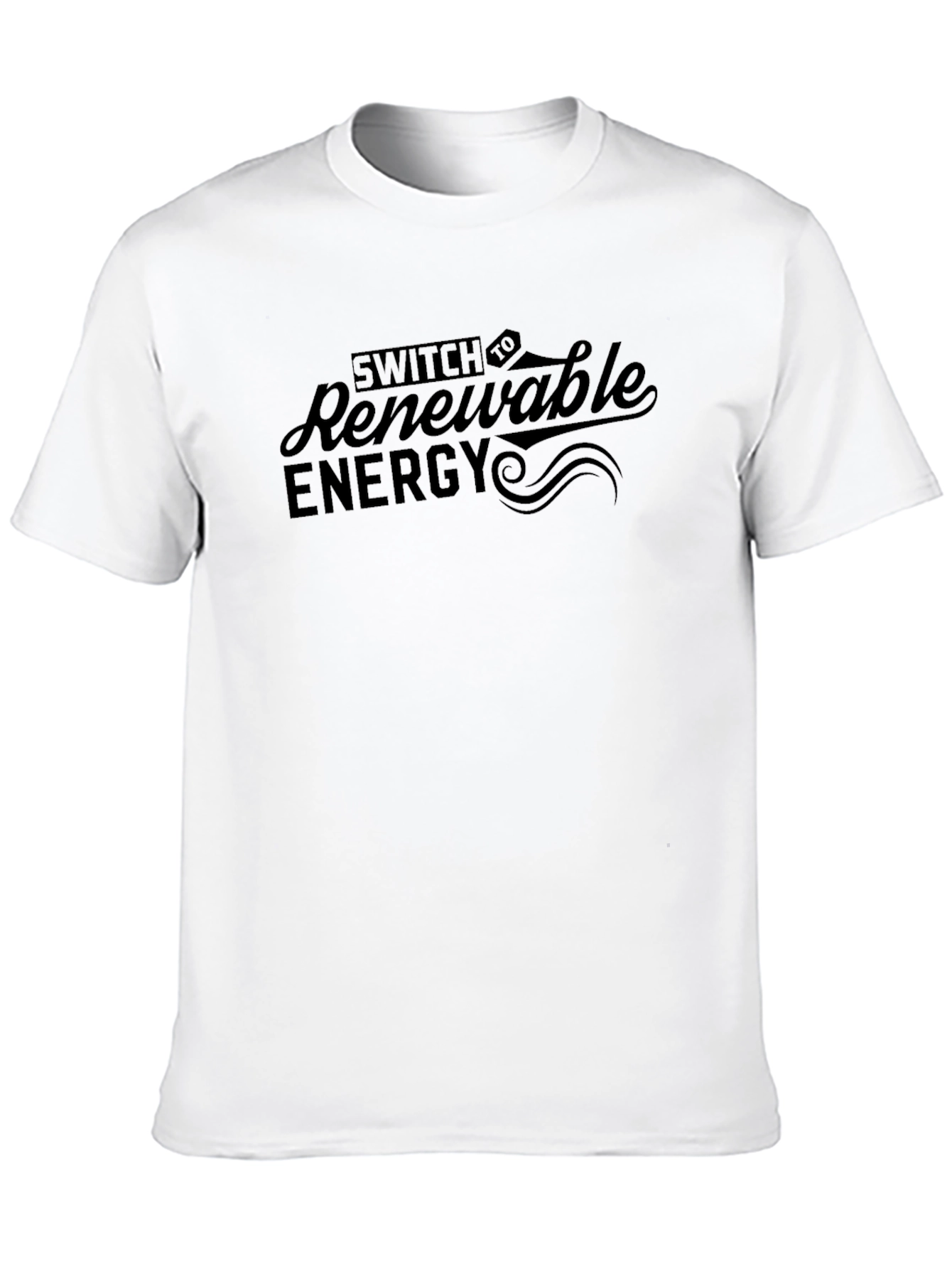 Renewable Energy Graphic Tee - Eco-Friendly Statement Shirt