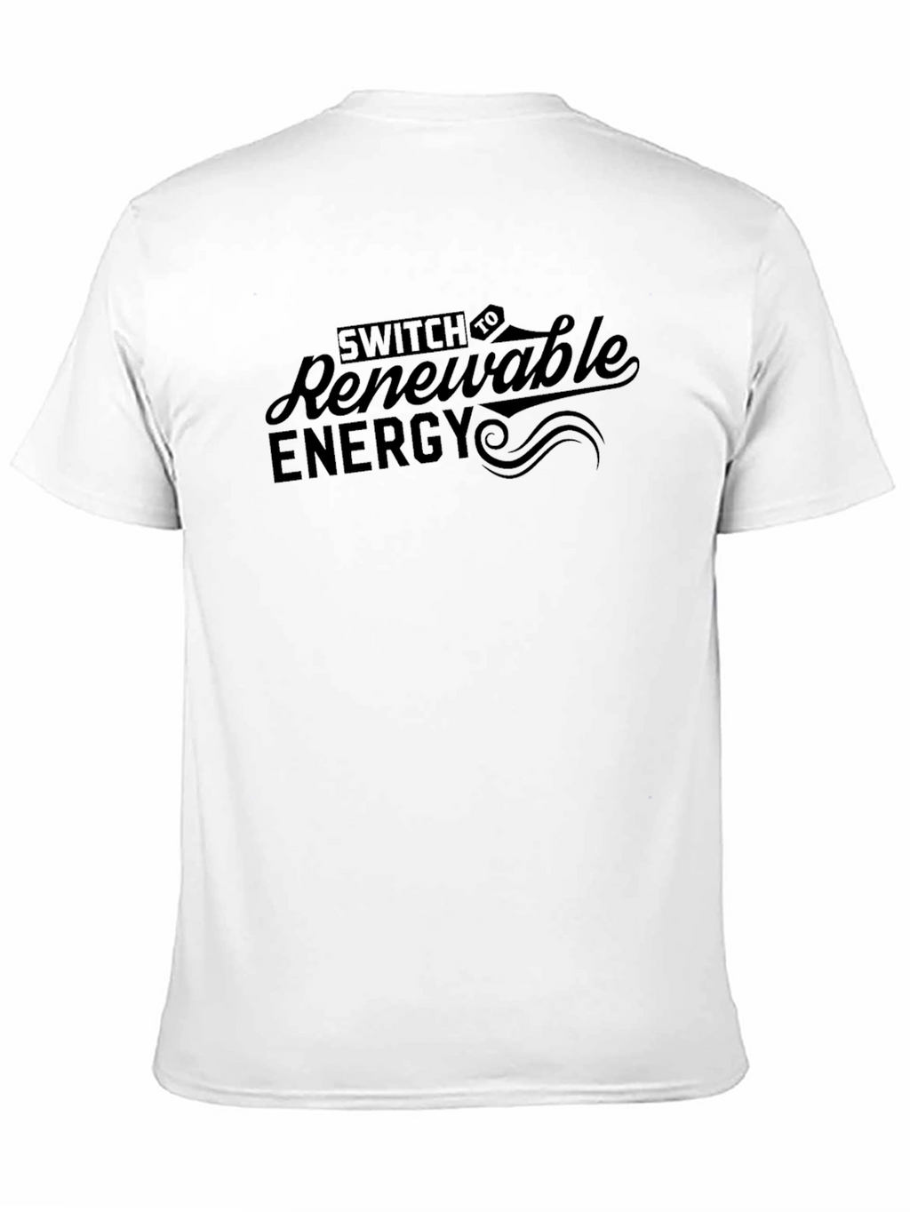 Renewable Energy Graphic Tee - Eco-Friendly Statement Shirt