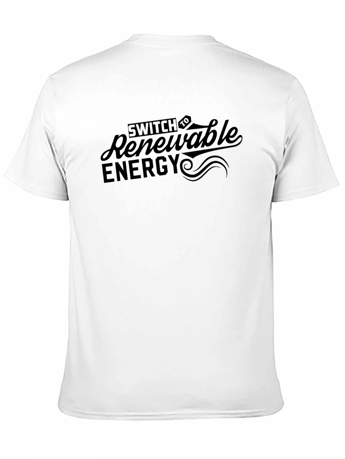 Renewable Energy Graphic Tee - Eco-Friendly Statement Shirt