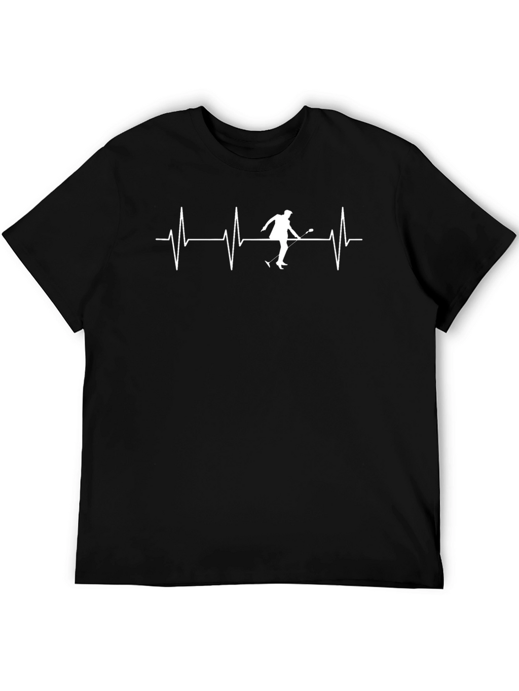 Golf Heartbeat T-Shirt - Golfer Gift