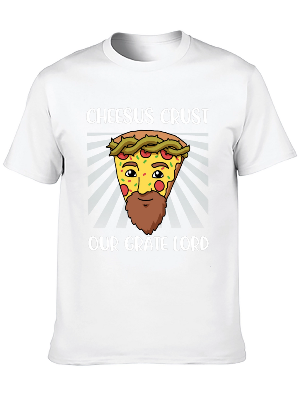 Cheesus Crust Pizza Humor T-Shirt