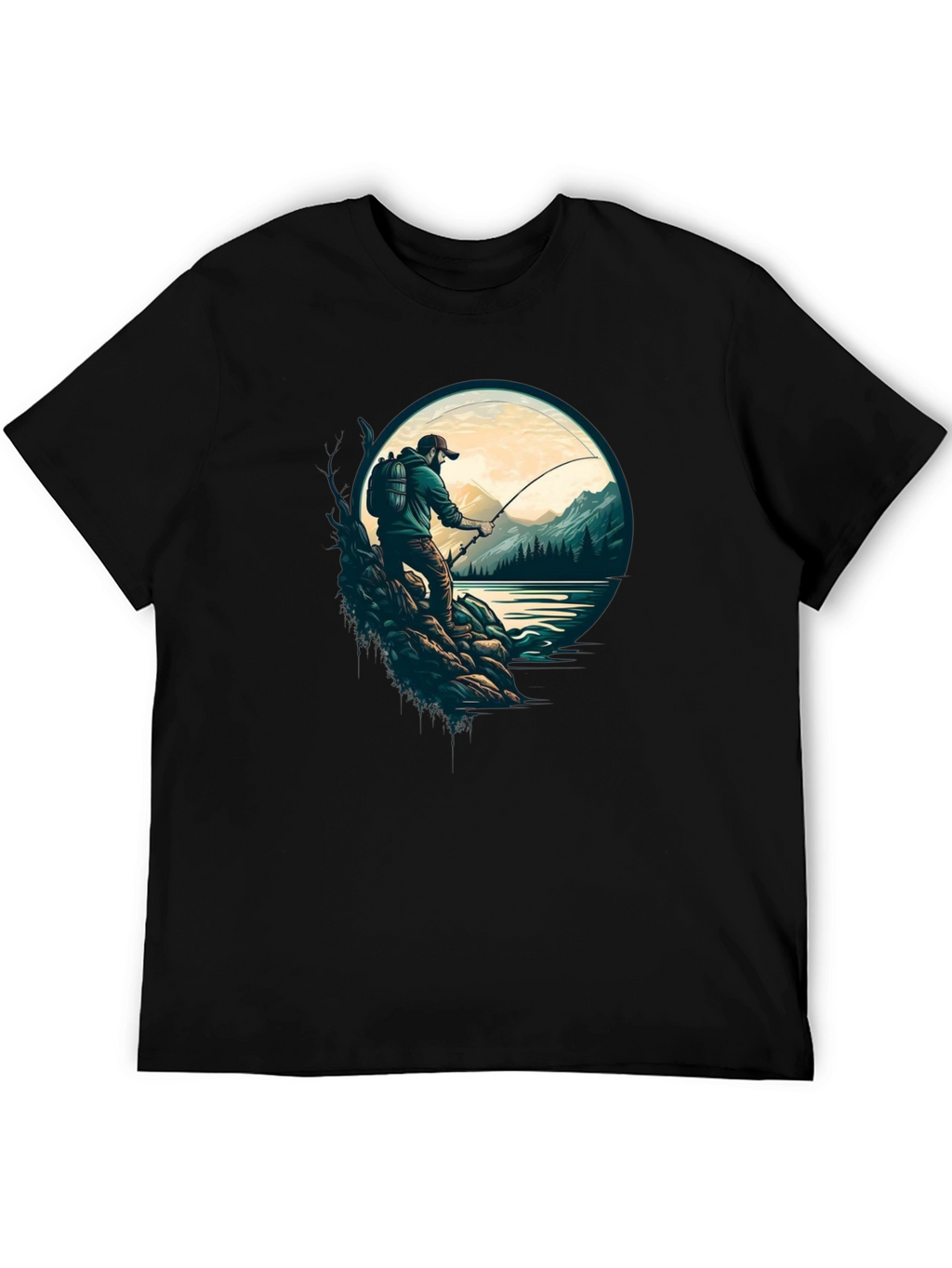 Fishing Graphic Tee - Nature Lovers T-Shirt