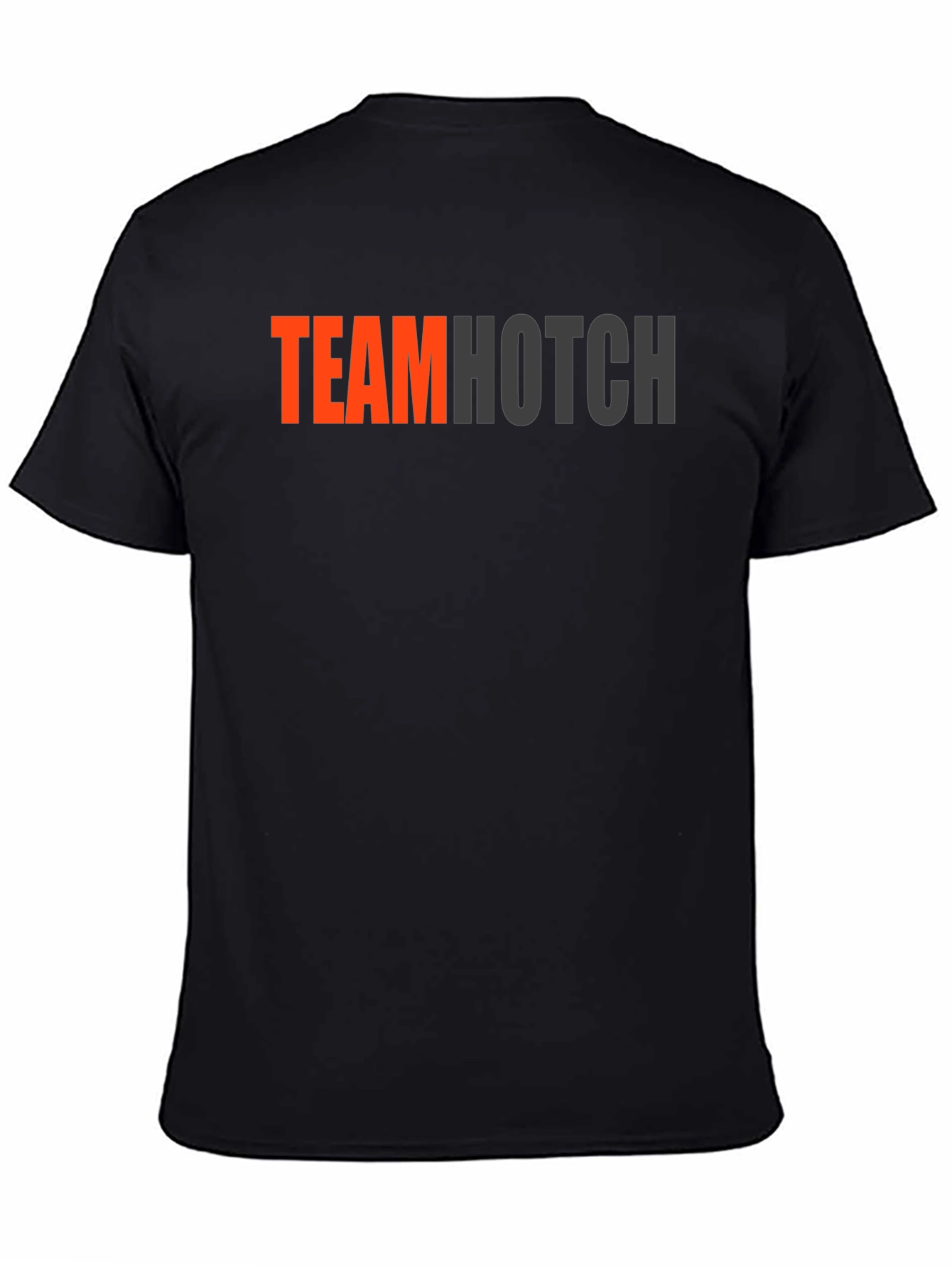 Team Hotch Black Crew Neck Graphic T-Shirt