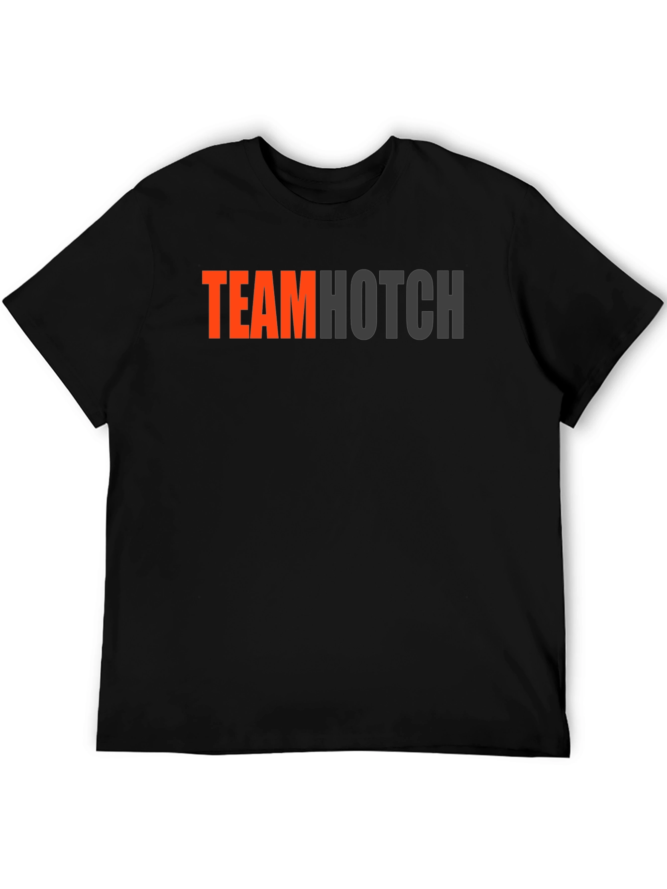 Team Hotch Black Crew Neck Graphic T-Shirt