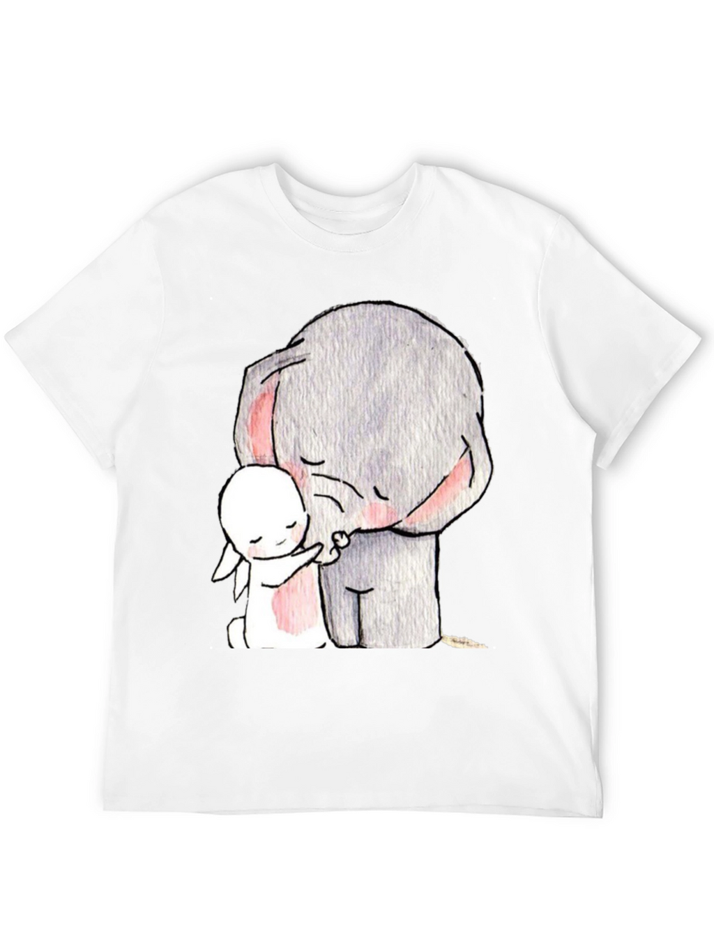 Cute Elephant & Bunny T-Shirt