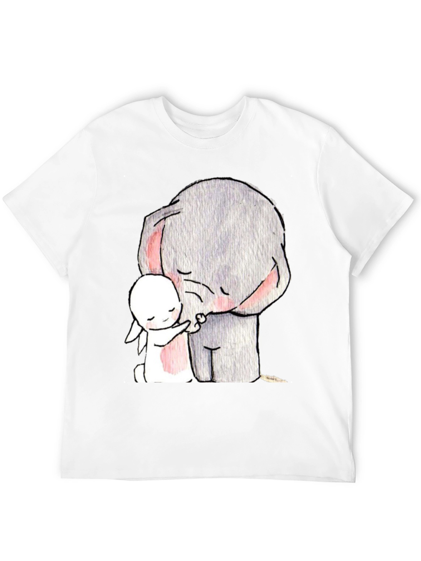 Cute Elephant & Bunny T-Shirt