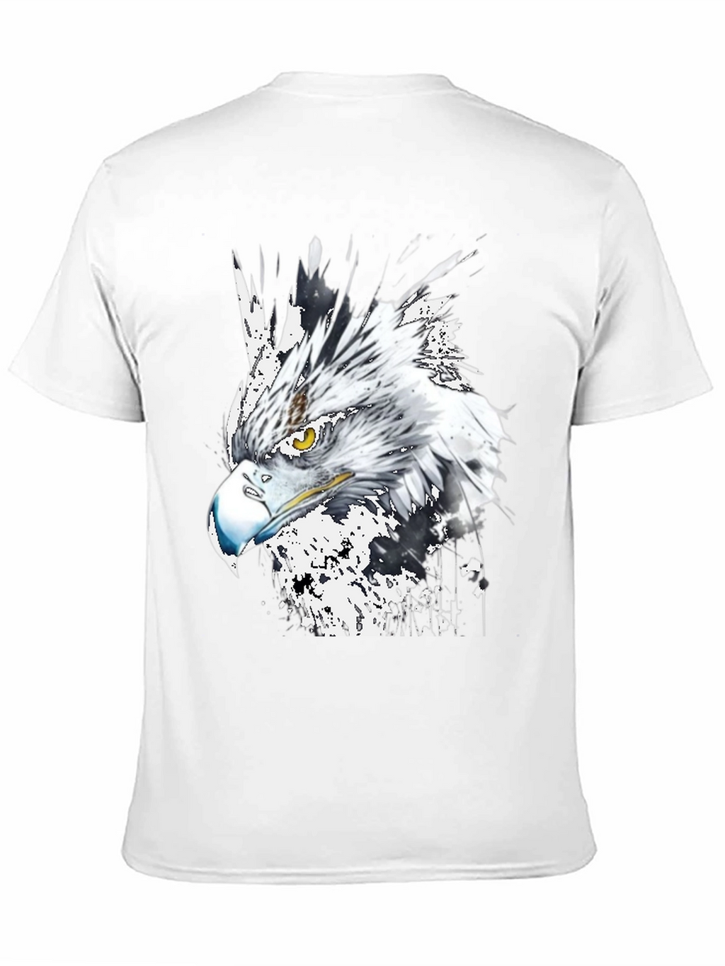 Eagle Graphic Print Crew Neck T-Shirt
