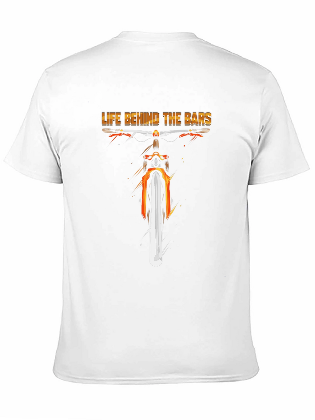 Life Behind Bars Bike Graphic Tee - Black
