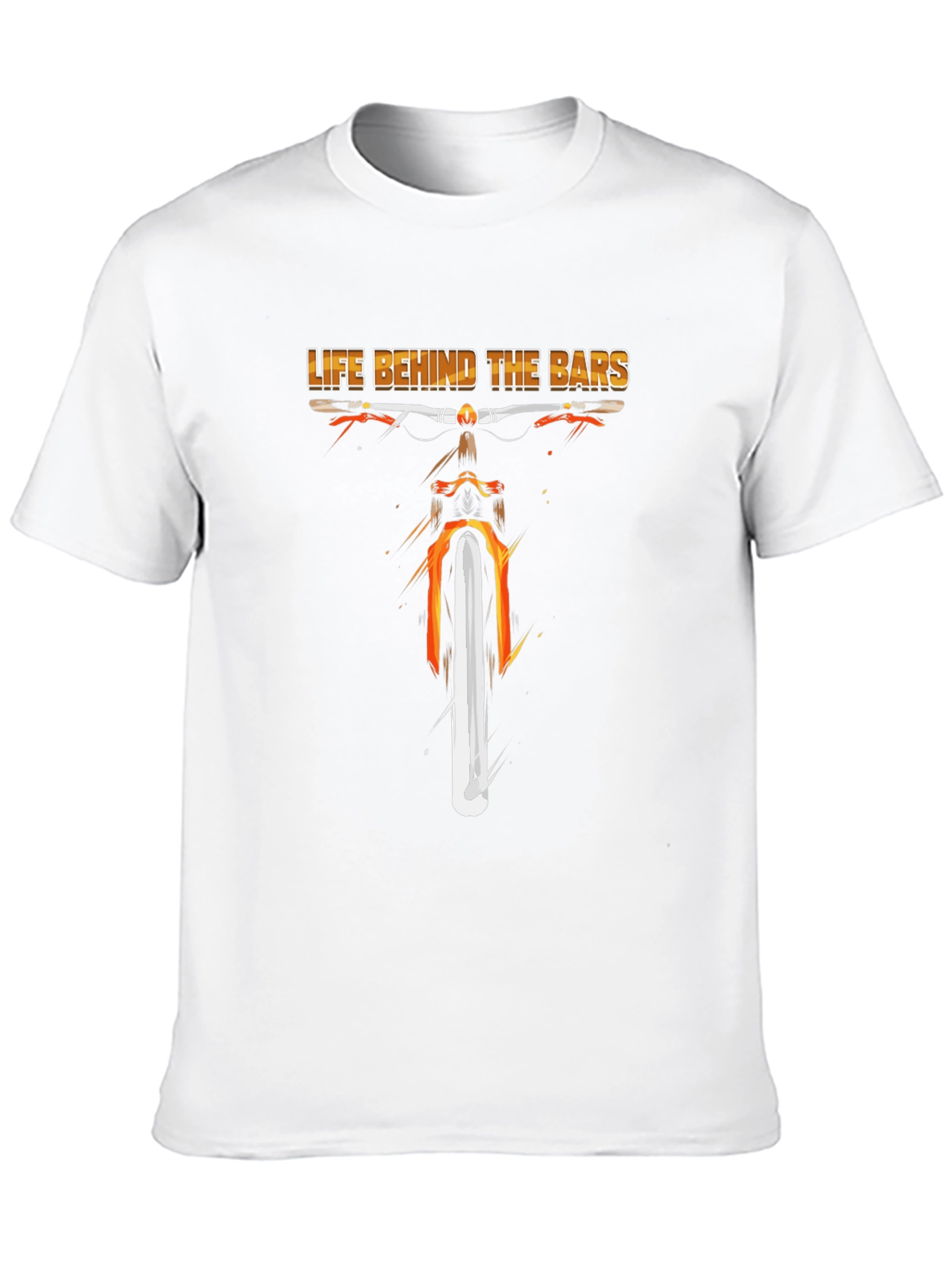 Life Behind Bars Bike Graphic Tee - Black