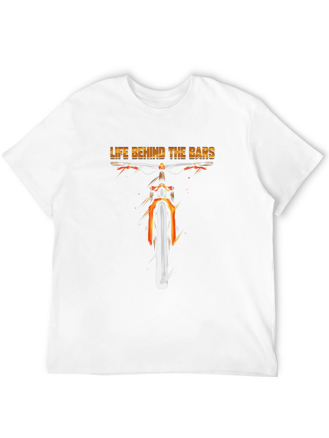 Life Behind Bars Bike Graphic Tee - Black