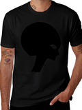 Alien Profile Black T-Shirt