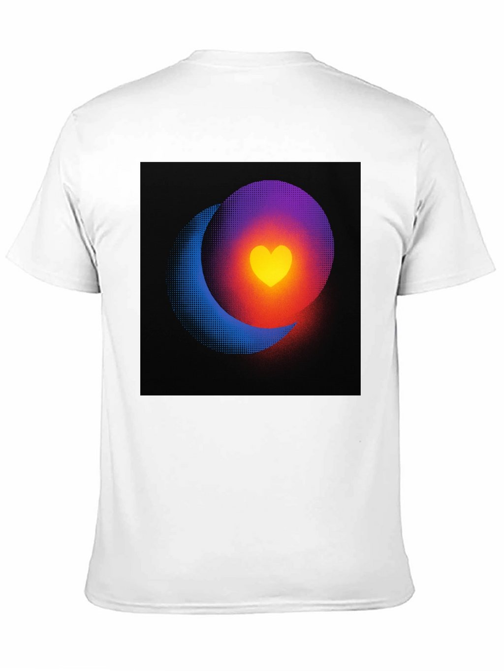 Heart Eclipse Black T-Shirt