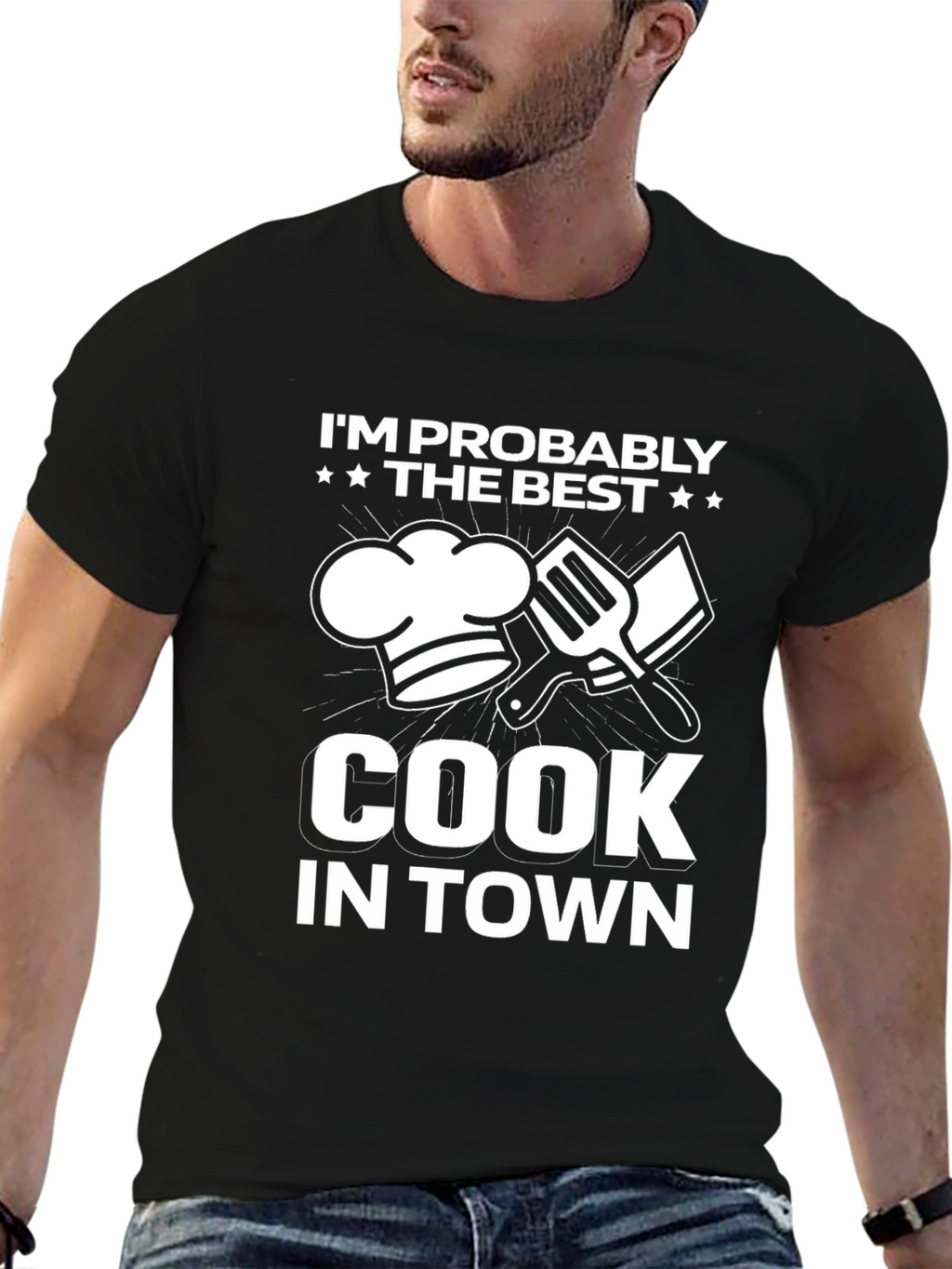 Best Cook in Town Graphic T-Shirt