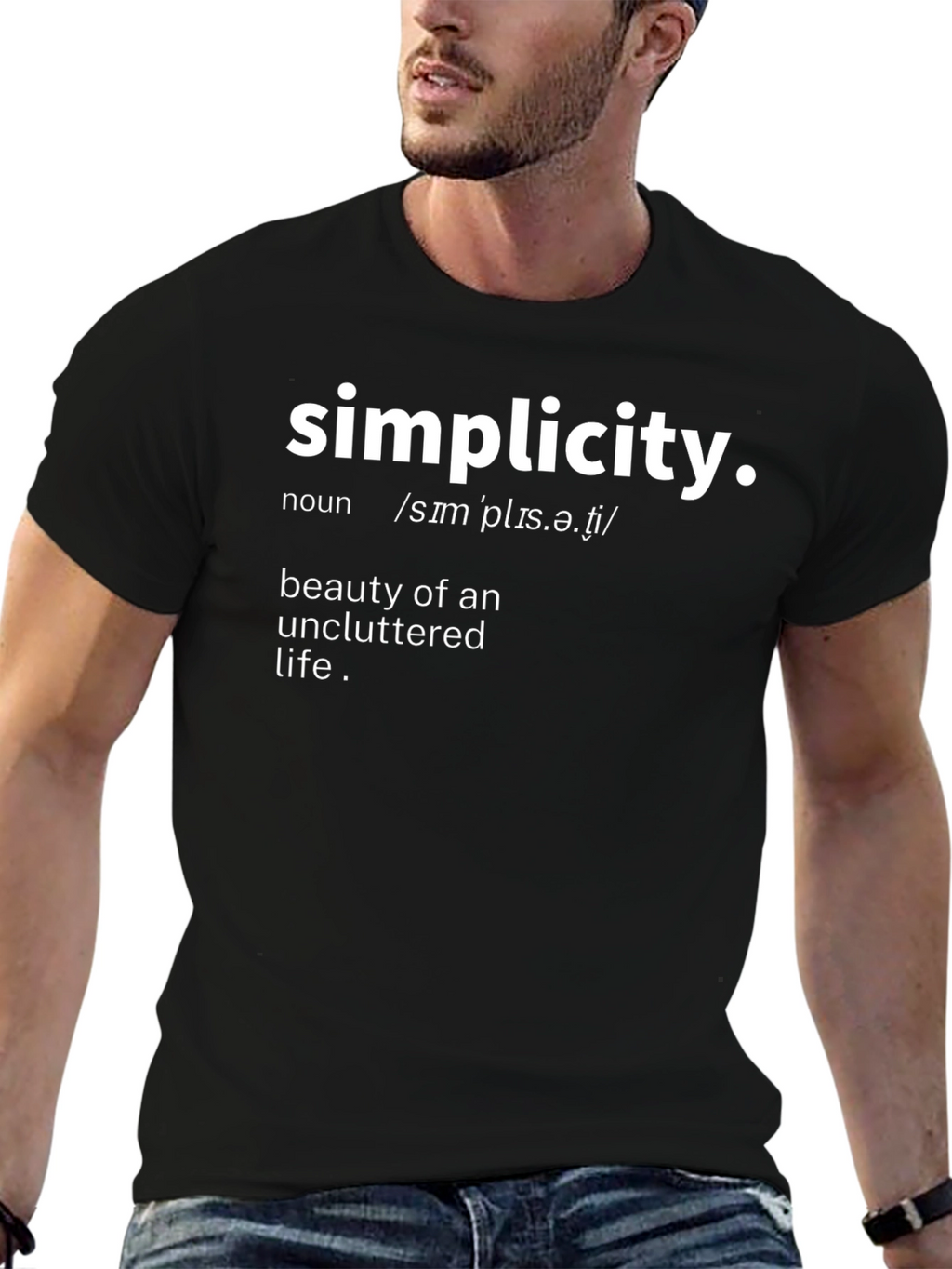 Simplicity Definition Graphic T-Shirt - Stylish & Comfortable