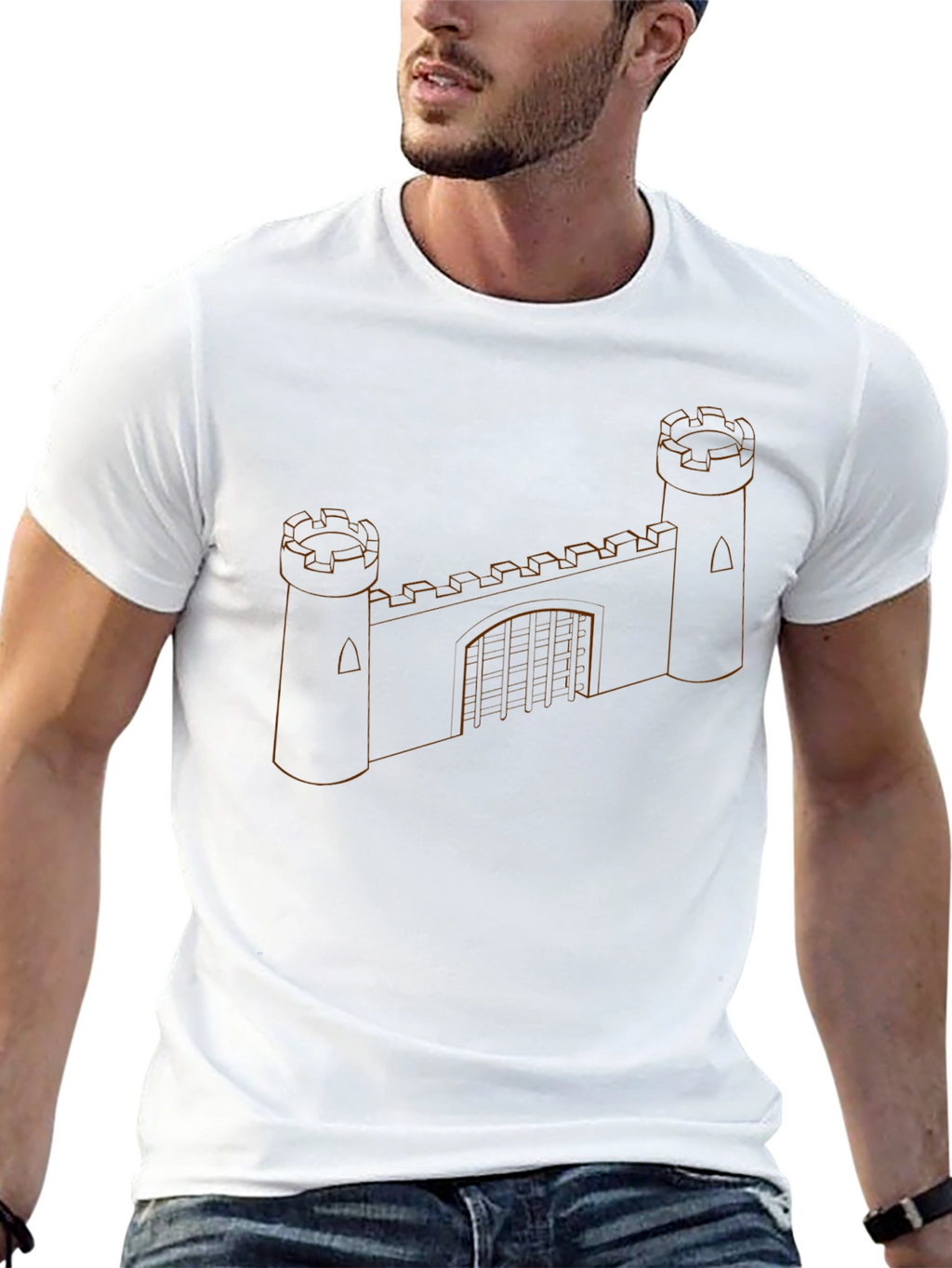 Fortress Outline Tee - Graphic Print