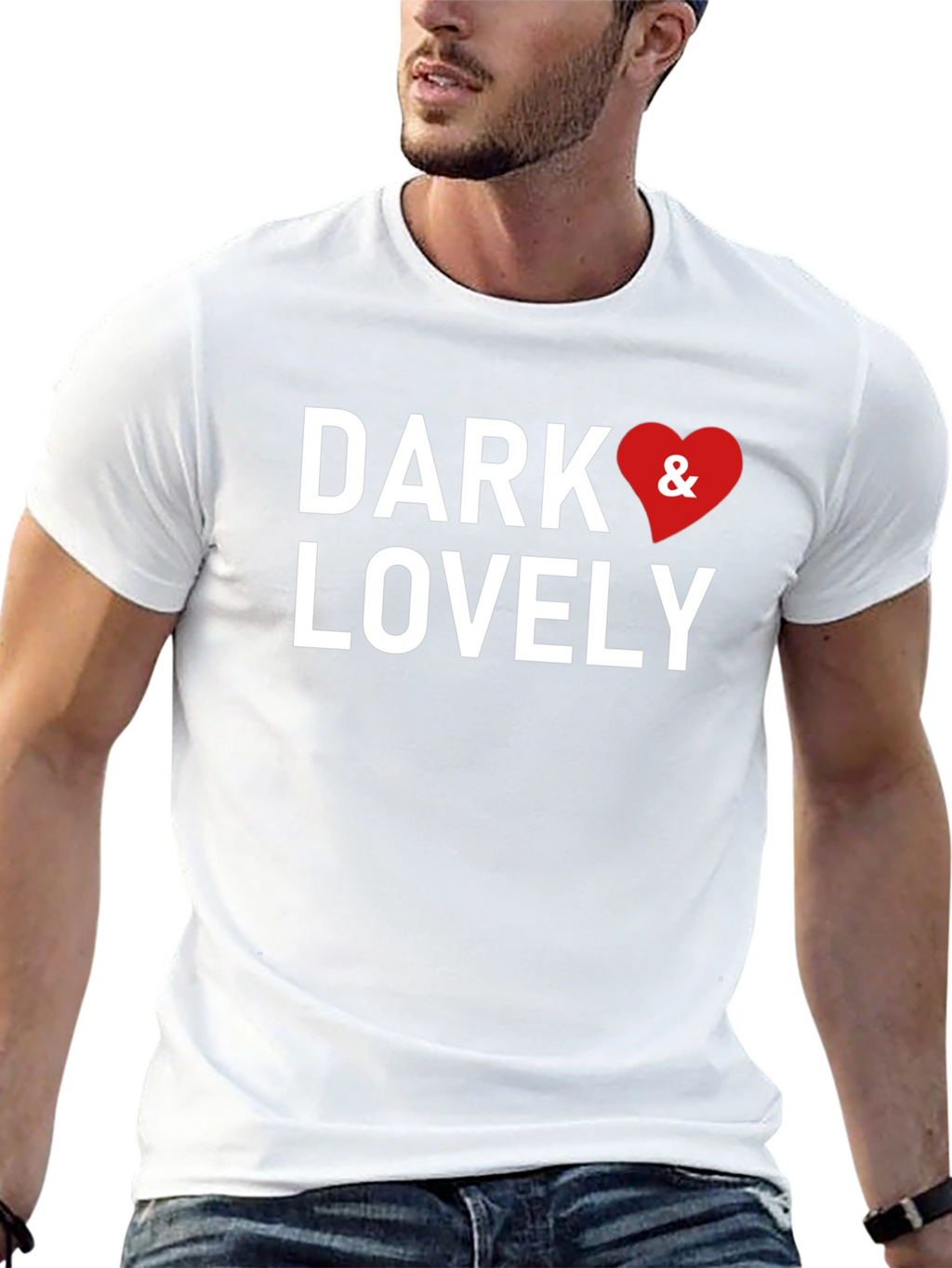 Dark & Lovely Graphic Tee - Trendy Casual Wear