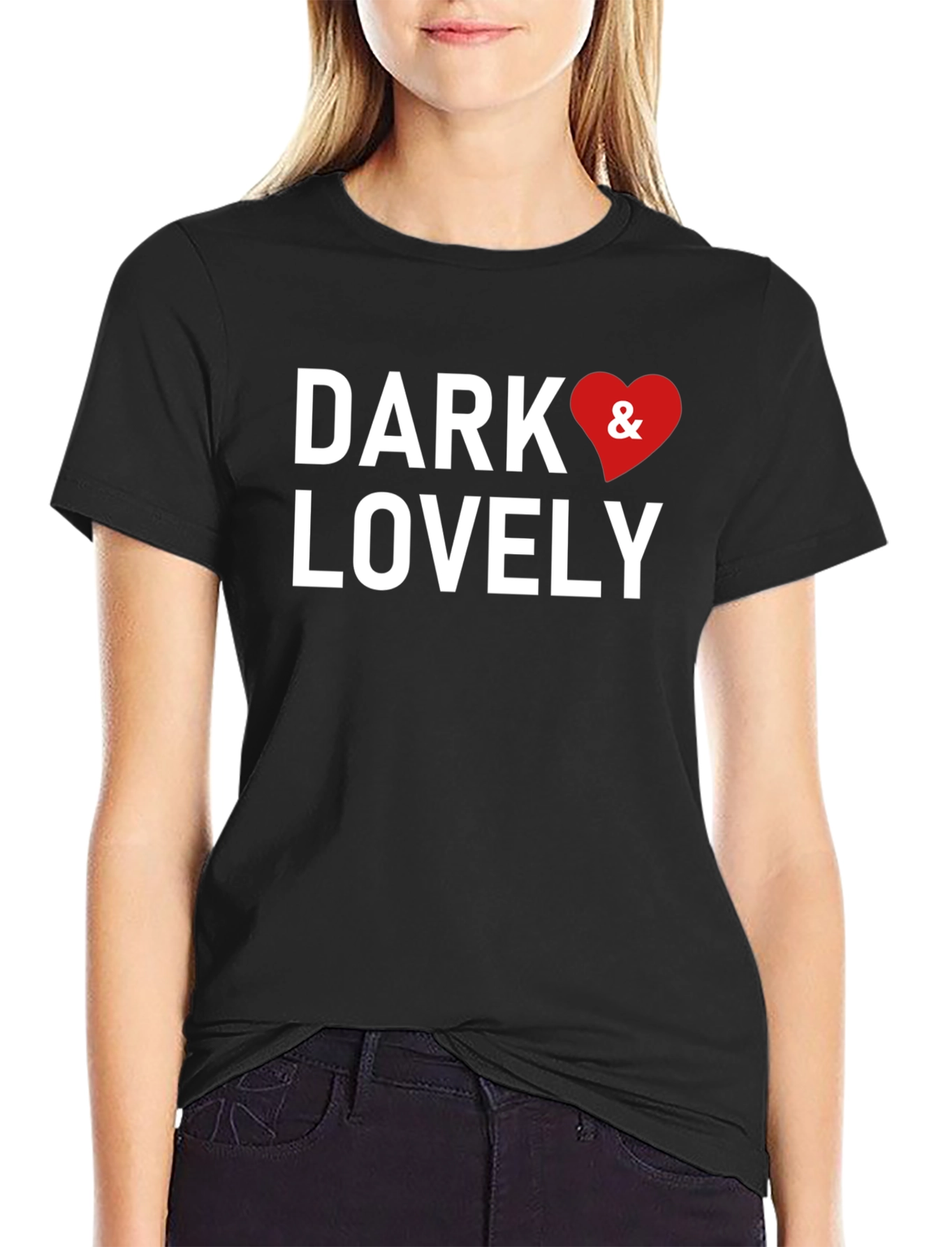 Dark & Lovely Graphic Tee - Trendy Casual Wear
