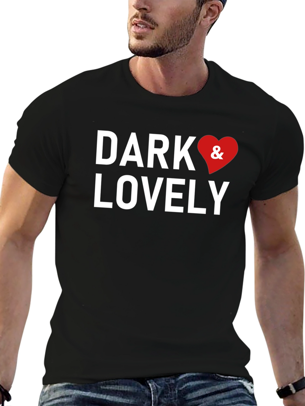 Dark & Lovely Graphic Tee - Trendy Casual Wear