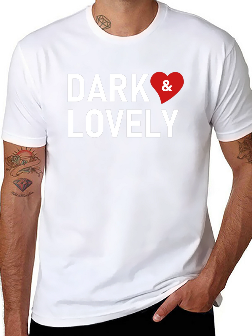 Dark & Lovely Graphic Tee - Trendy Casual Wear