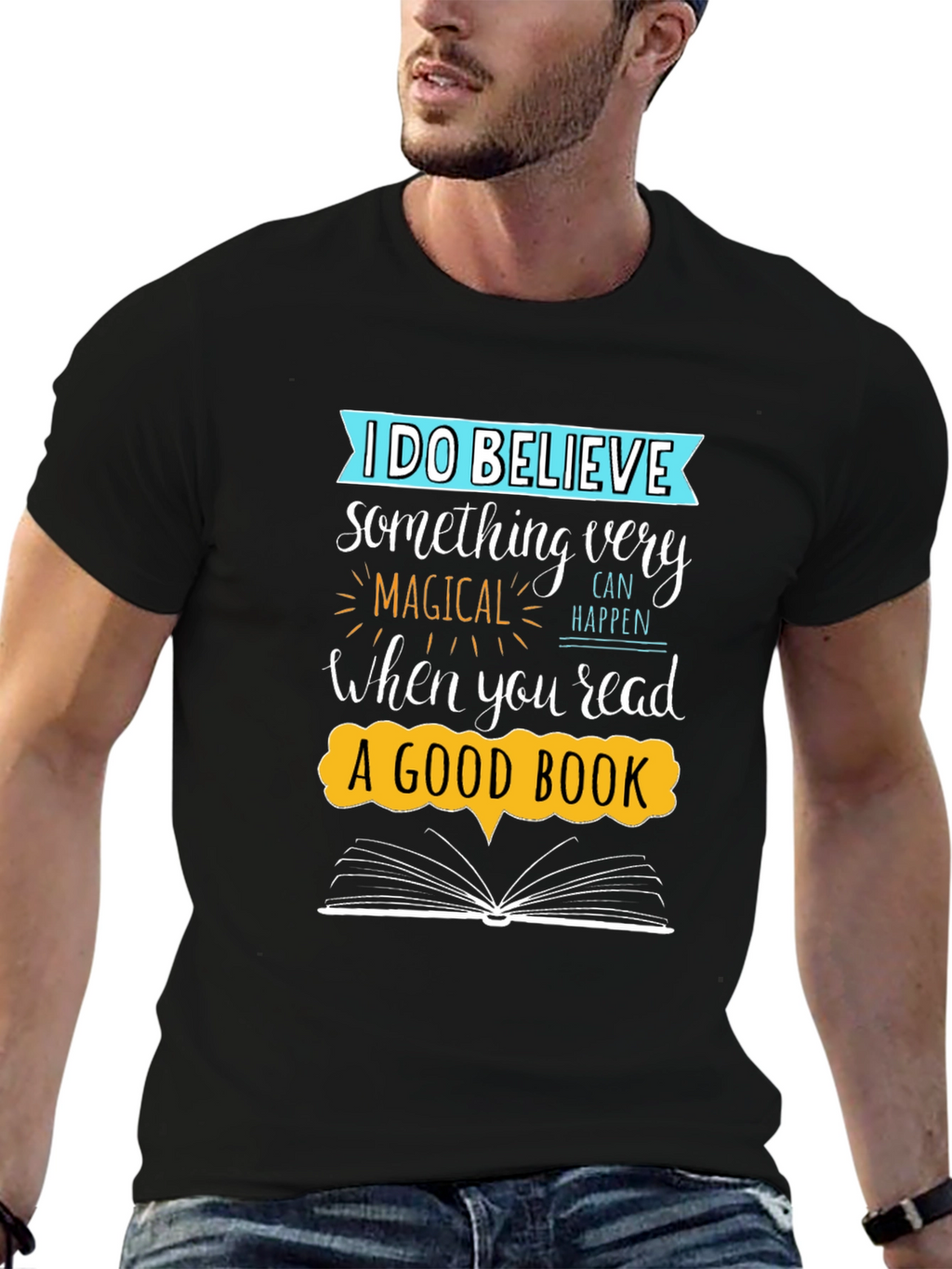 Believe In Reading - Unisex Graphic Tee