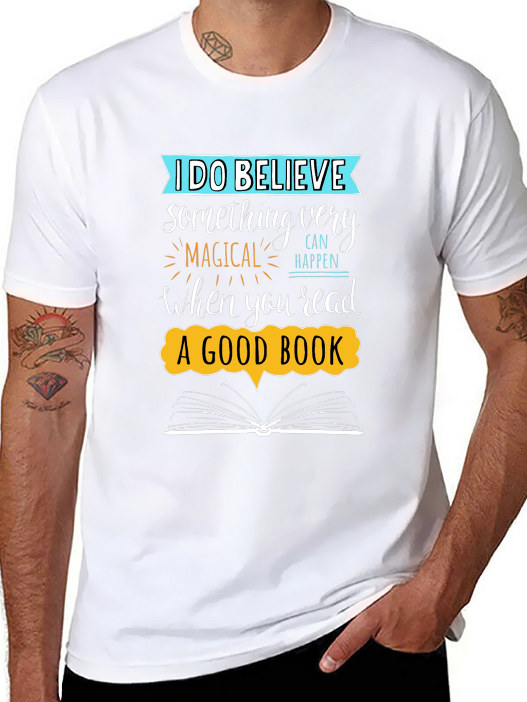 Believe In Reading - Unisex Graphic Tee