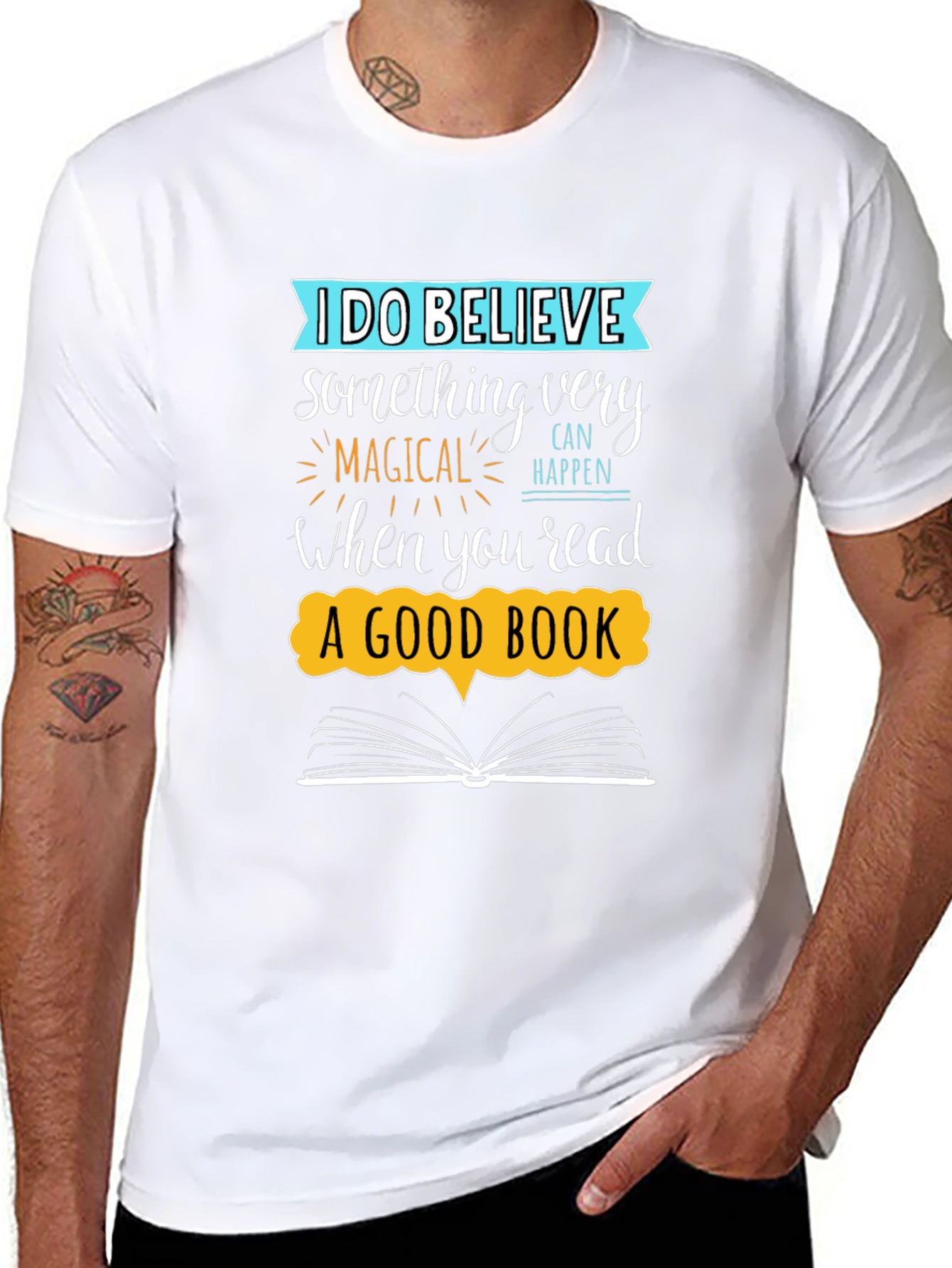 Believe In Reading - Unisex Graphic Tee