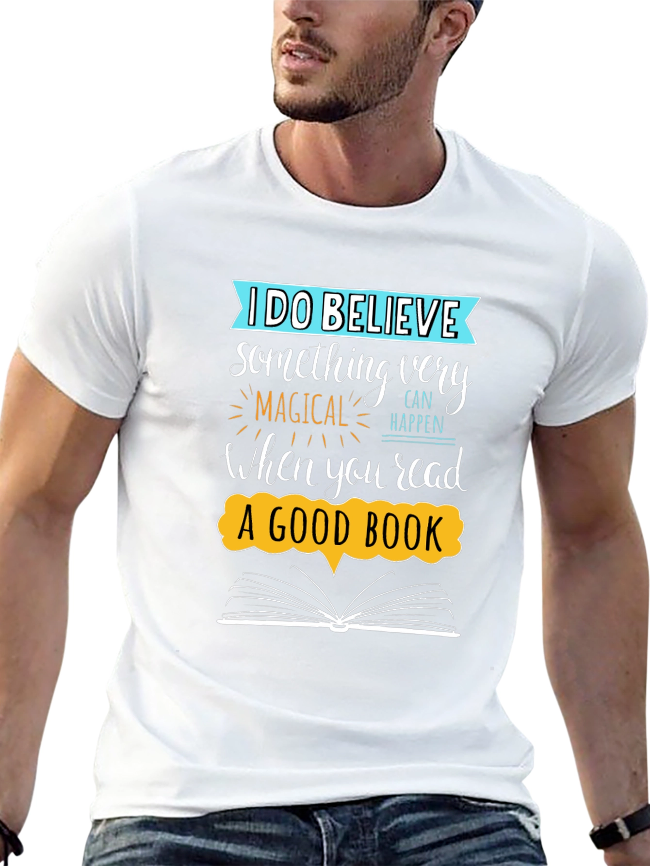 Believe In Reading - Unisex Graphic Tee