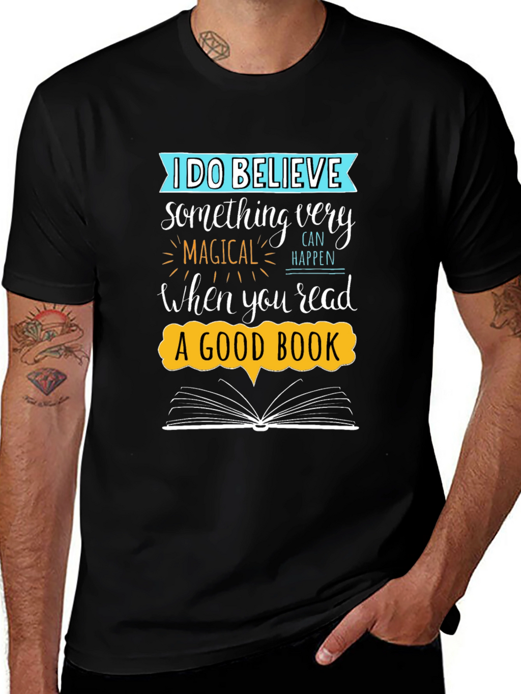 Believe In Reading - Unisex Graphic Tee