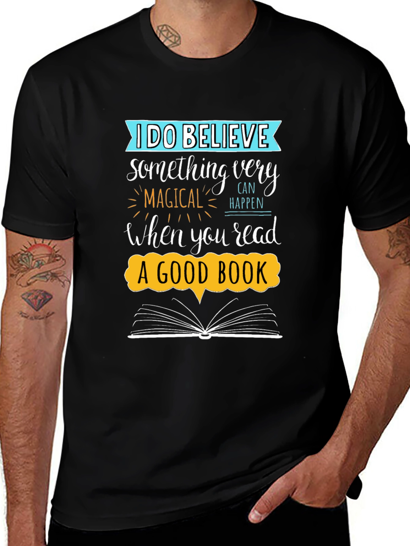 Believe In Reading - Unisex Graphic Tee