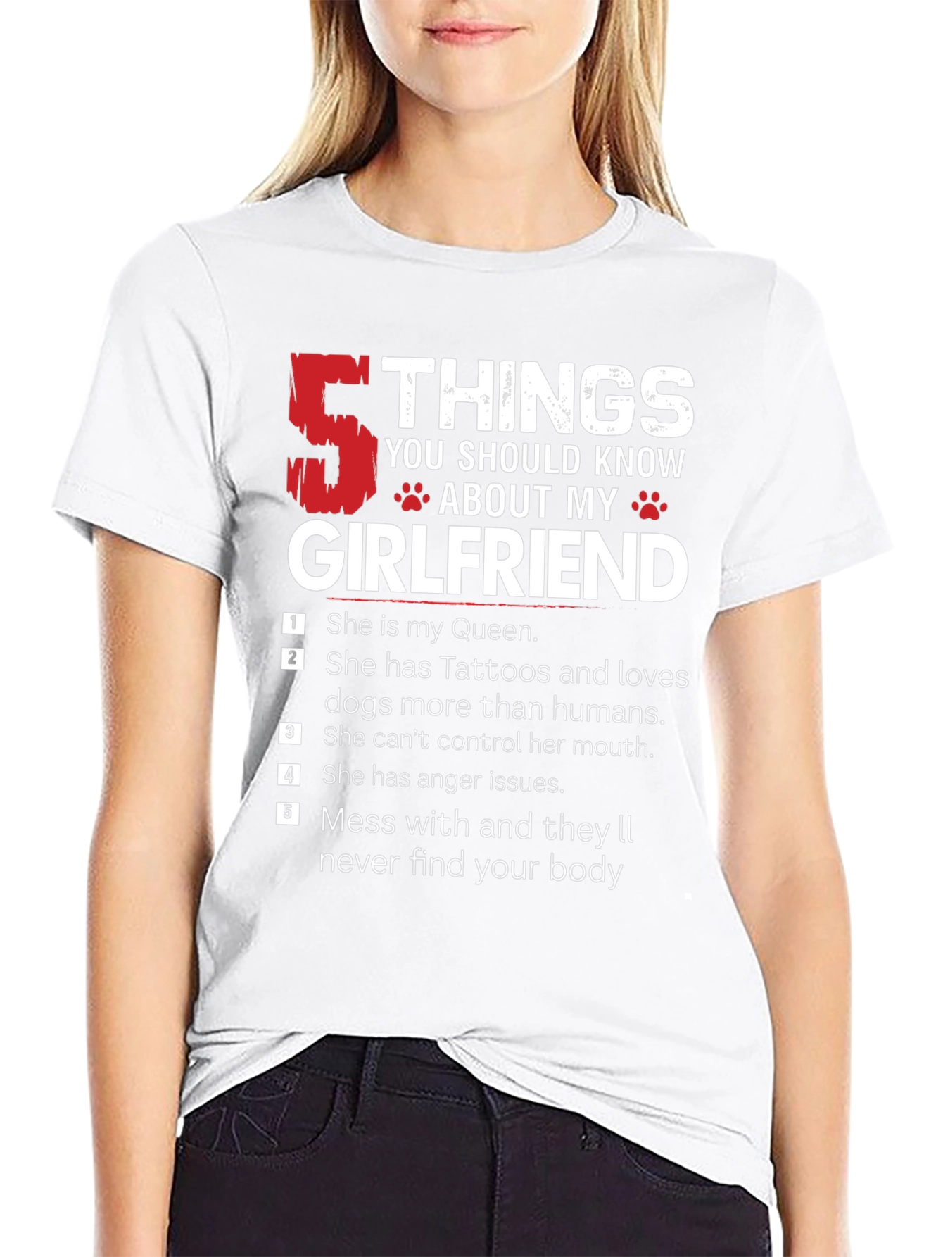 5 Things About My Girlfriend Graphic T-Shirt