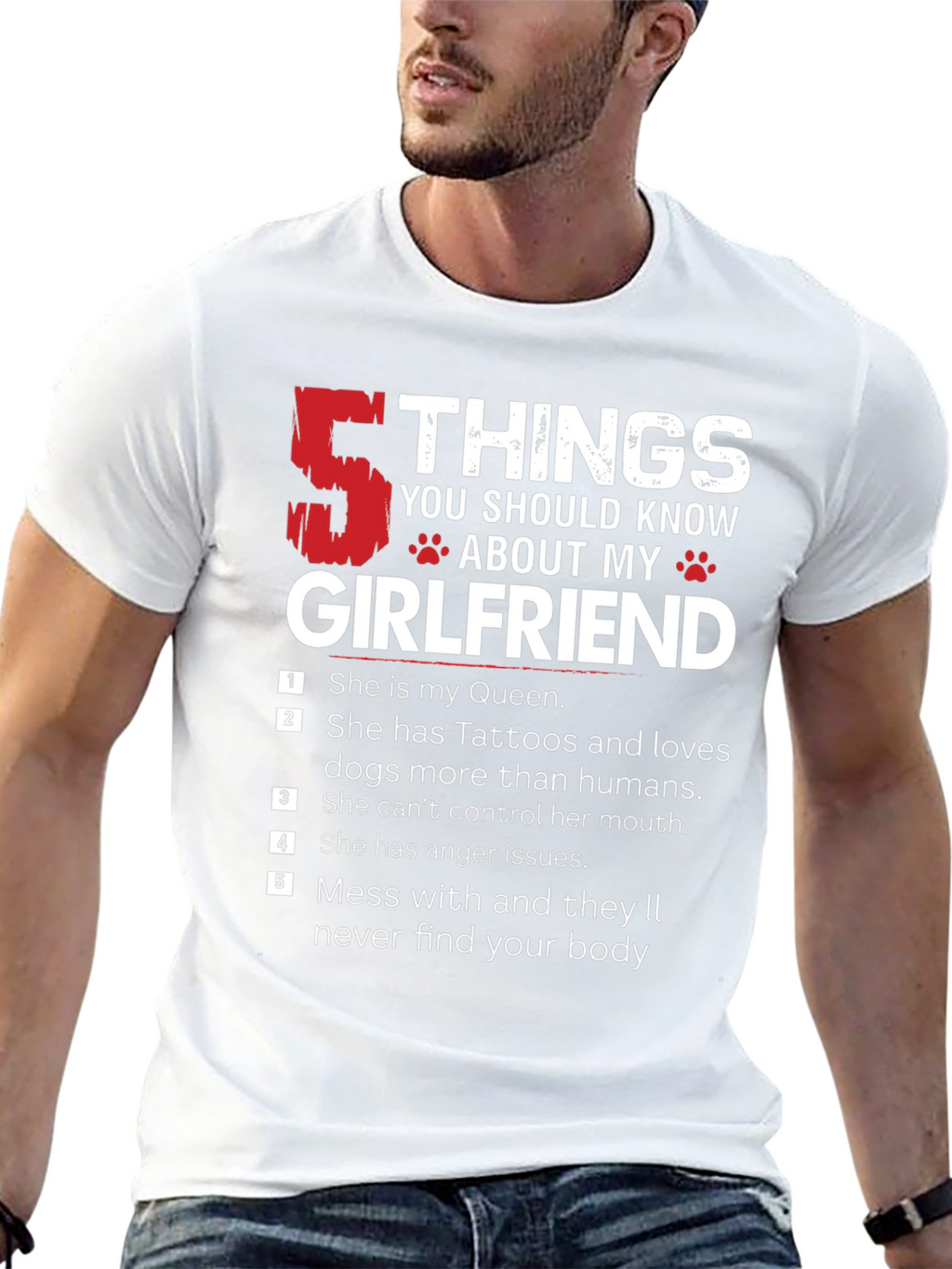 5 Things About My Girlfriend Graphic T-Shirt