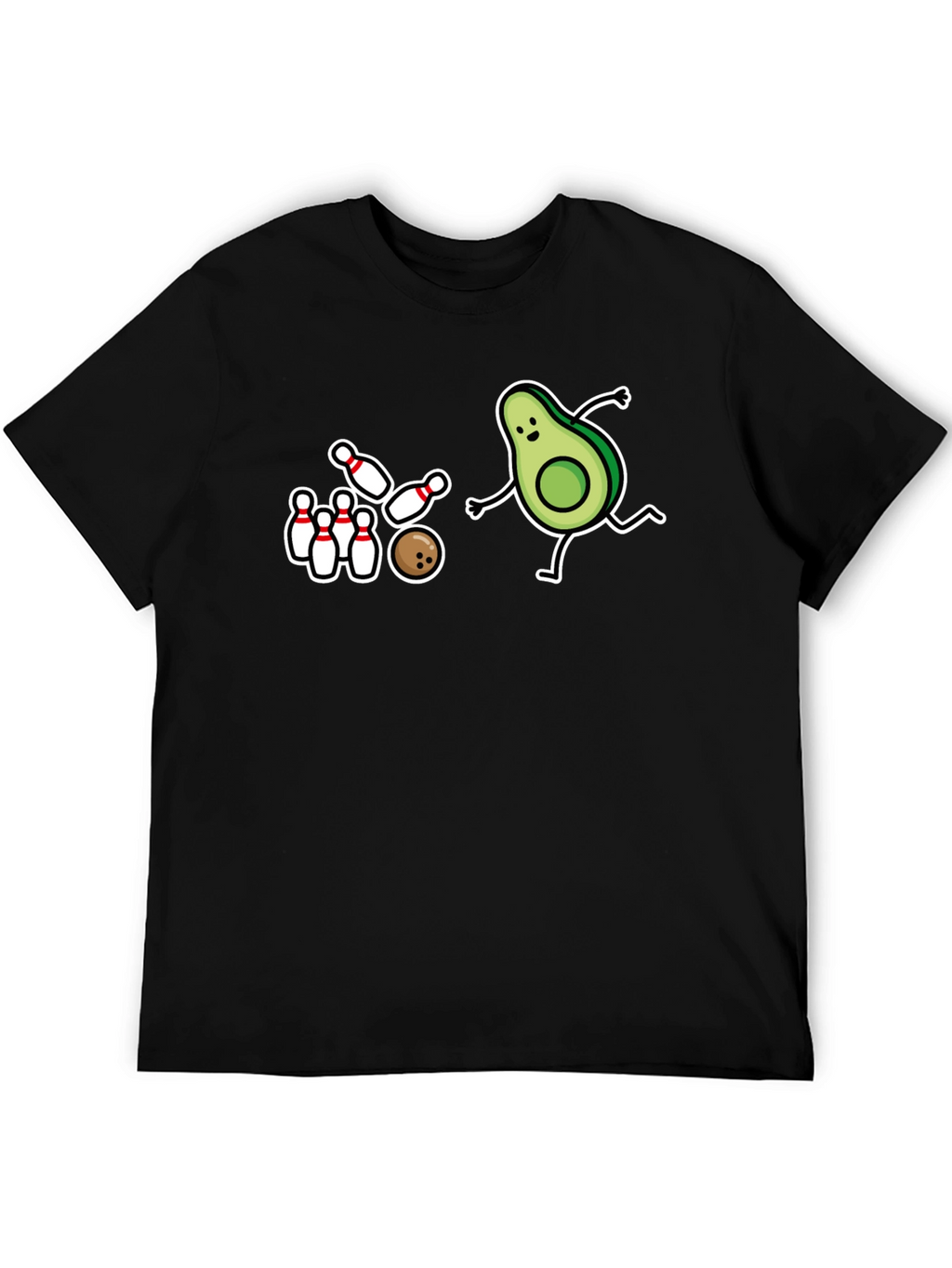 Avocado Bowling Strike T-Shirt